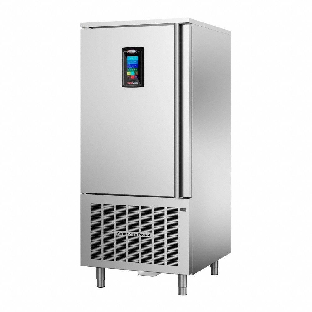 Blast Chiller: 160°F to 38°F within 90 min, 150 lb Chill Capacity, Silver
