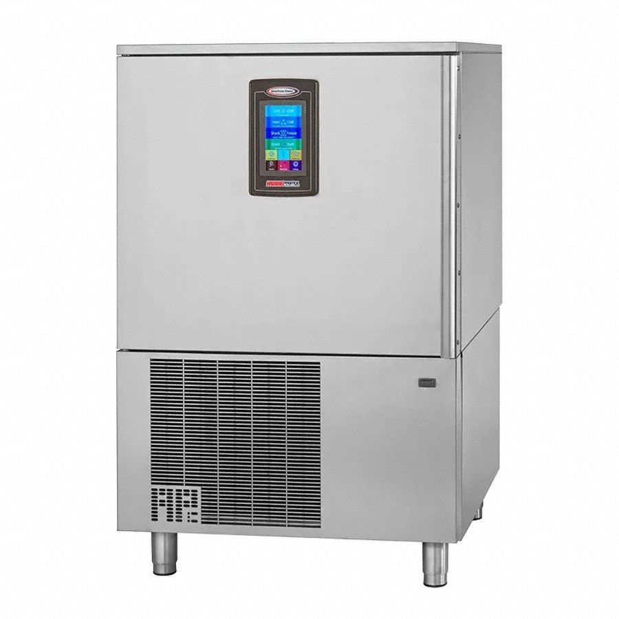 Blast Chiller: 160°F to 38°F, 70 lb Chill Capacity, Silver, 41 1/8 in Overall Dp