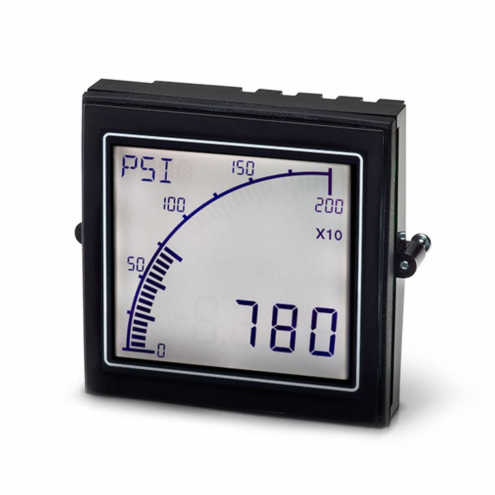 Digital Process Meter: 9 Display Span - Min, 9, 999 Display Span - Max, 12 V AC – 24 V AC