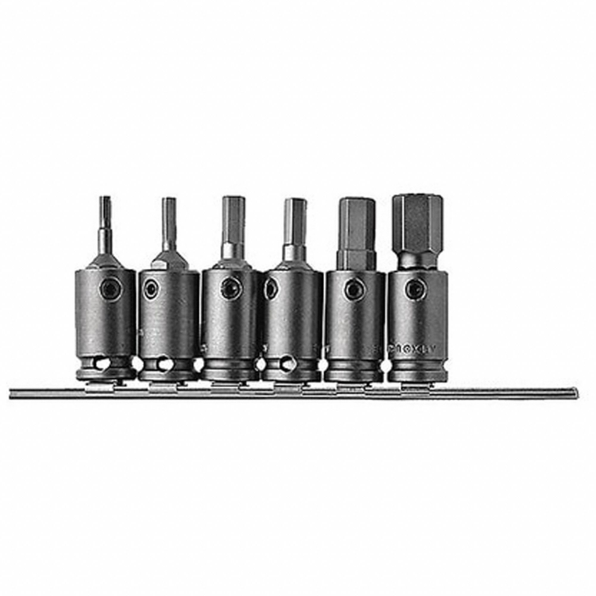 HEX BIT SET 8 PC SAE 3/8