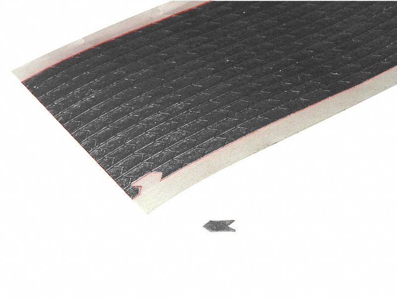 Identification Arrow Tape: White, 1/8 in Wd, 3/16 in Lg, Vinyl, 425°F Max Temp, Continuous Roll