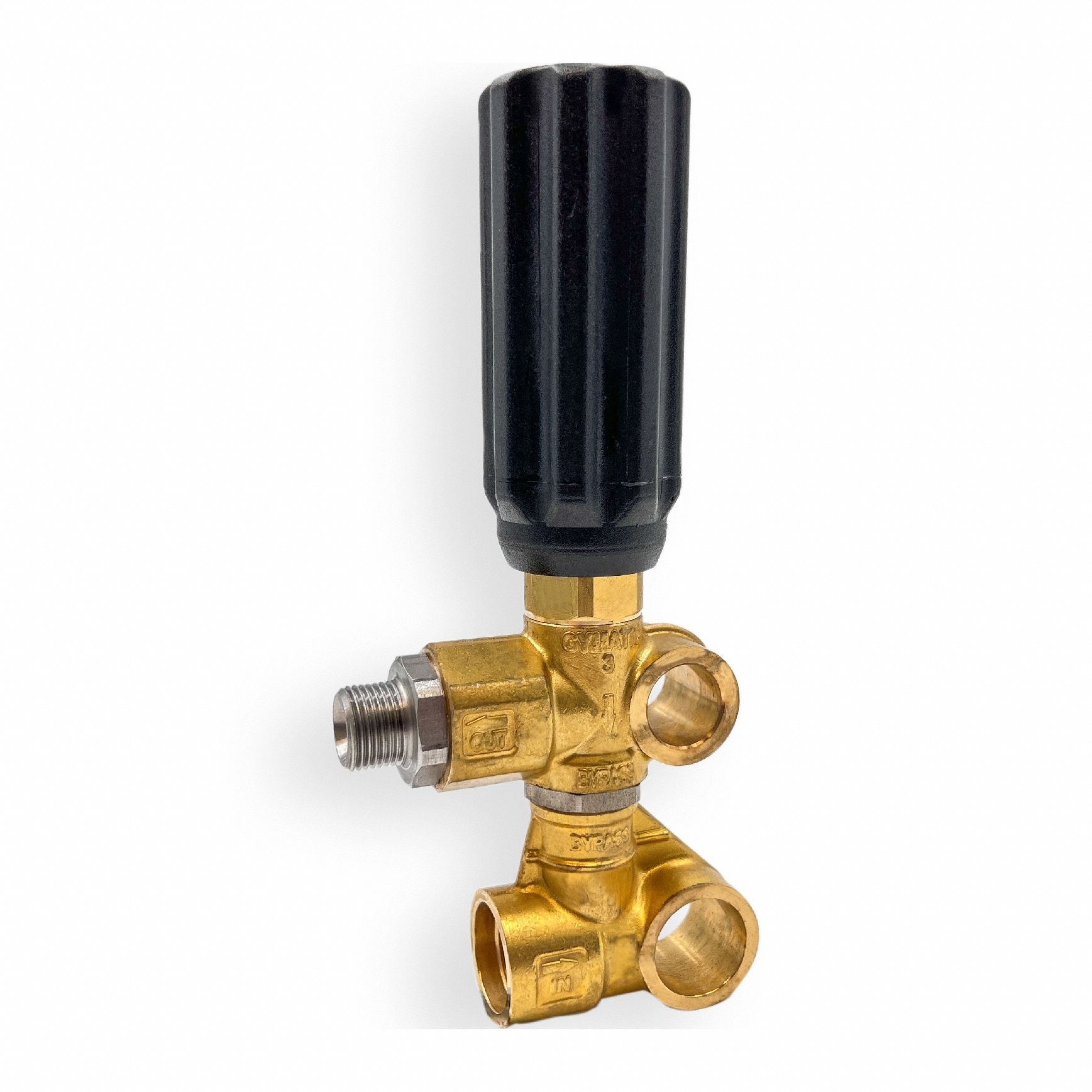 Valve: 1/2 in Bypass Connection Size, Brass, 3, 650 psi Max. Op Pressure, 8 1/8 in Overall Ht