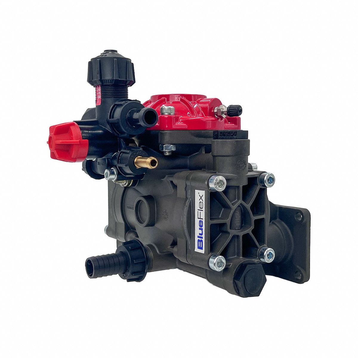 Diaphragm Pump: Bare Shaft, 362 psi Max. Discharge Pressure, 6.5 gpm Max Flow