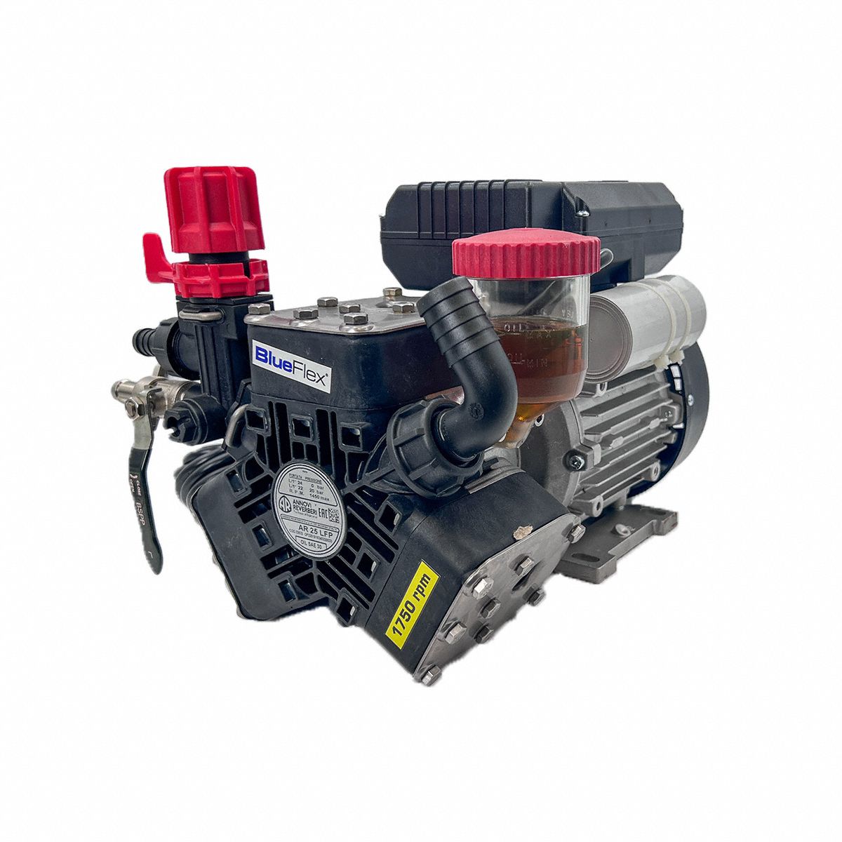 Diaphragm Pump: Electric Motor Unit, 1 3/10 hp HP, 115V AC, Single Phase