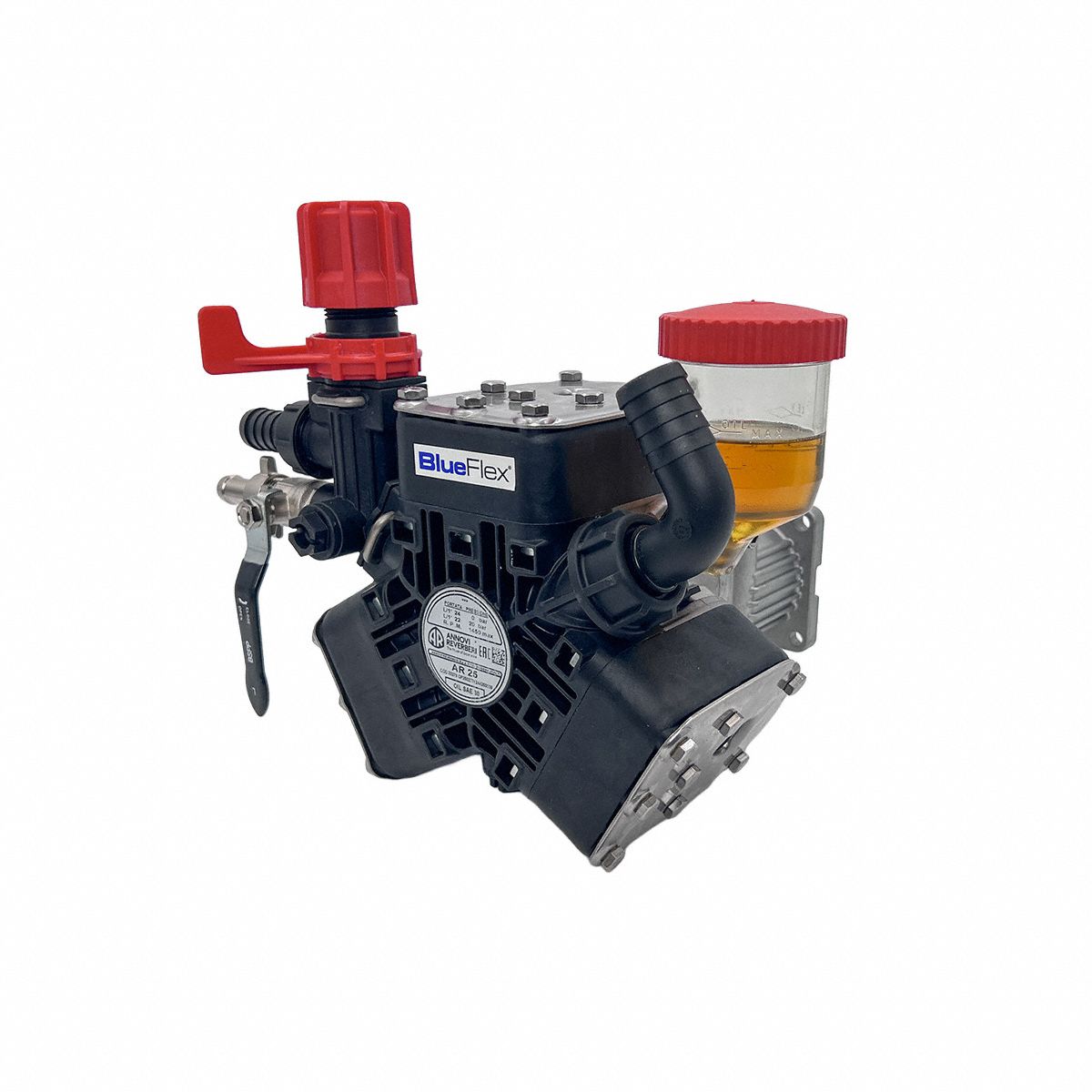 Diaphragm Pump: Gas Engine Unit, 290 psi Max. Discharge Pressure, 1 in Barbed