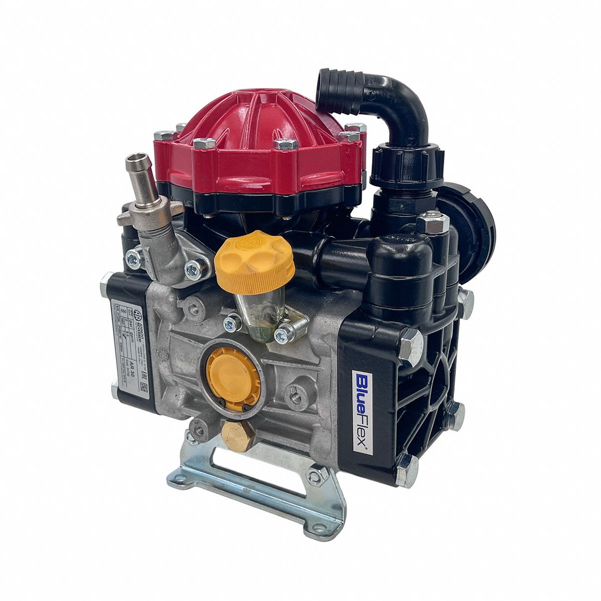 Diaphragm Pump: Bare Shaft, 580 psi Max. Discharge Pressure, 9.6 gpm Max Flow