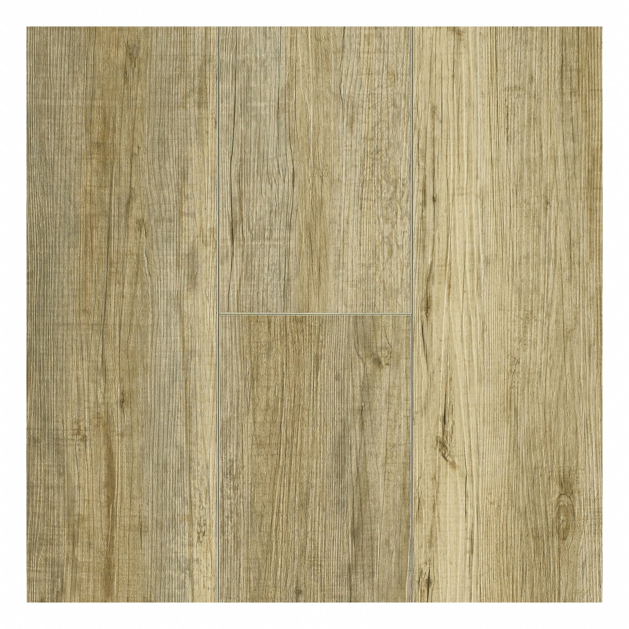Floor Tiles: Wellspring Saddle, Birch, 7 1/8 in Tile Wd, Embossed, Beveled