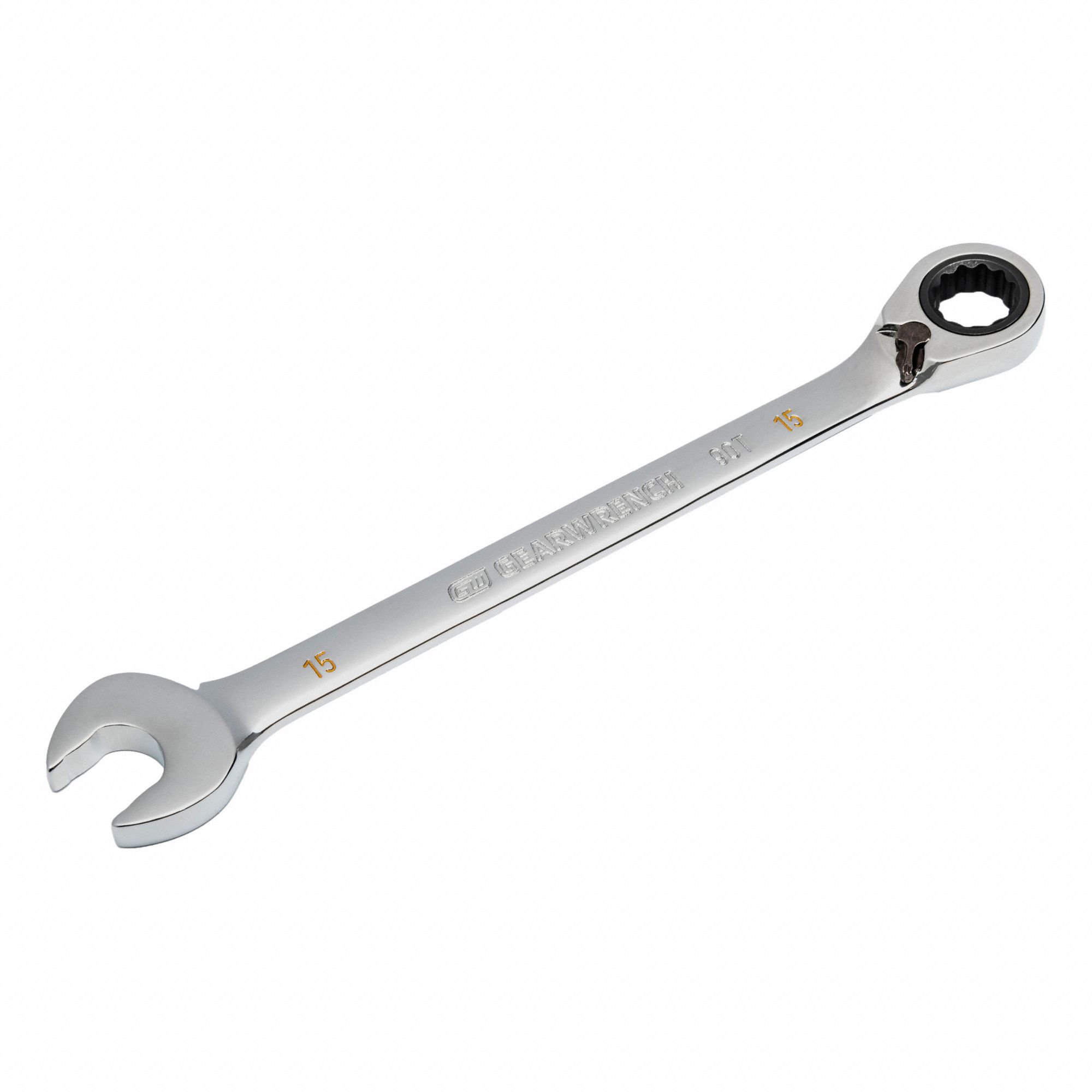 COMBINATION WRENCH,STEEL,15 MM HEAD SIZE
