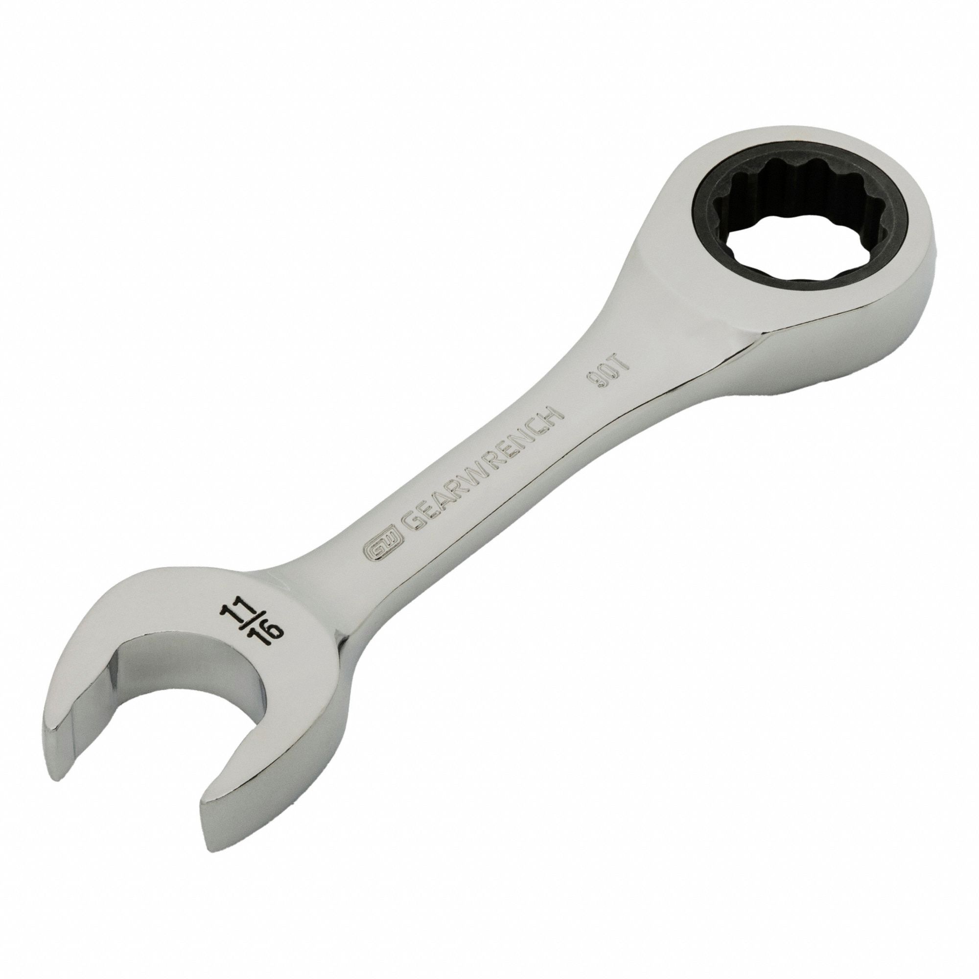 COMBINATION WRENCH,STEEL,11/16IN HEAD SZ