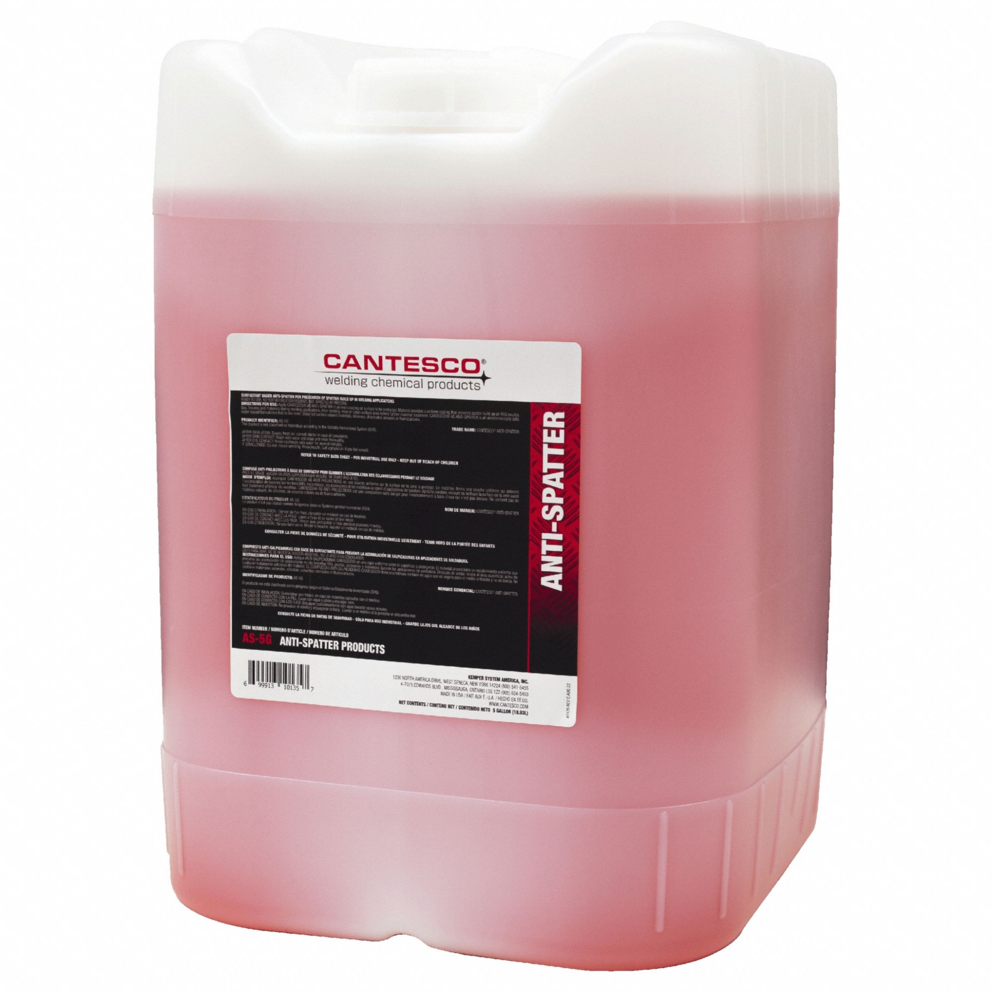 Antispatter: 5 gal, Carboy, Cantesco