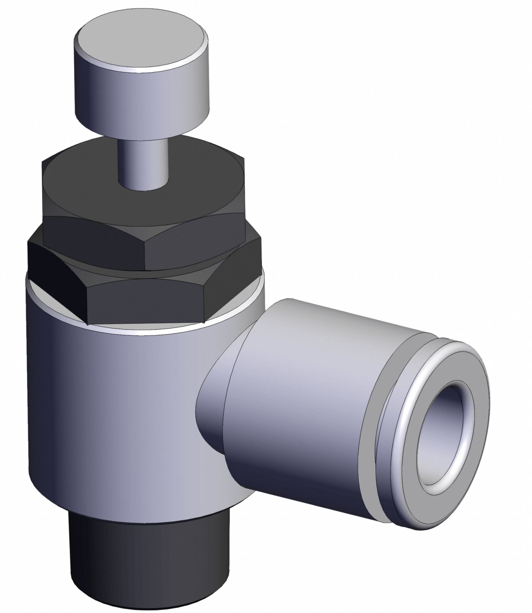 ELBOW-TUBE OD 6MM PORT SIZE 1/8 IN