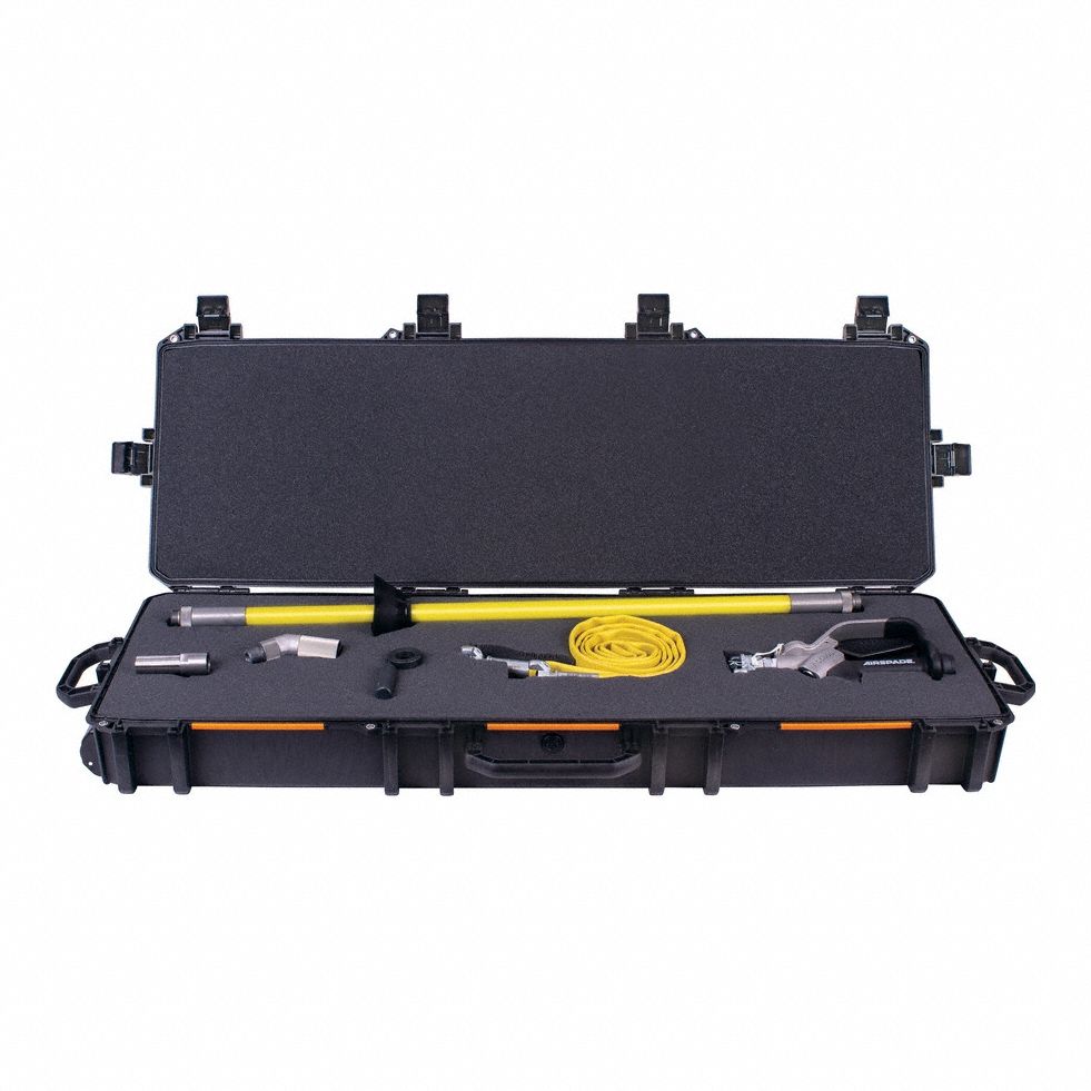 AirSpade 5000 Kit Arbor 105 cfm with 4 ft Barrel: 4 ft Barrel Lg, 3/4 in NPT Female