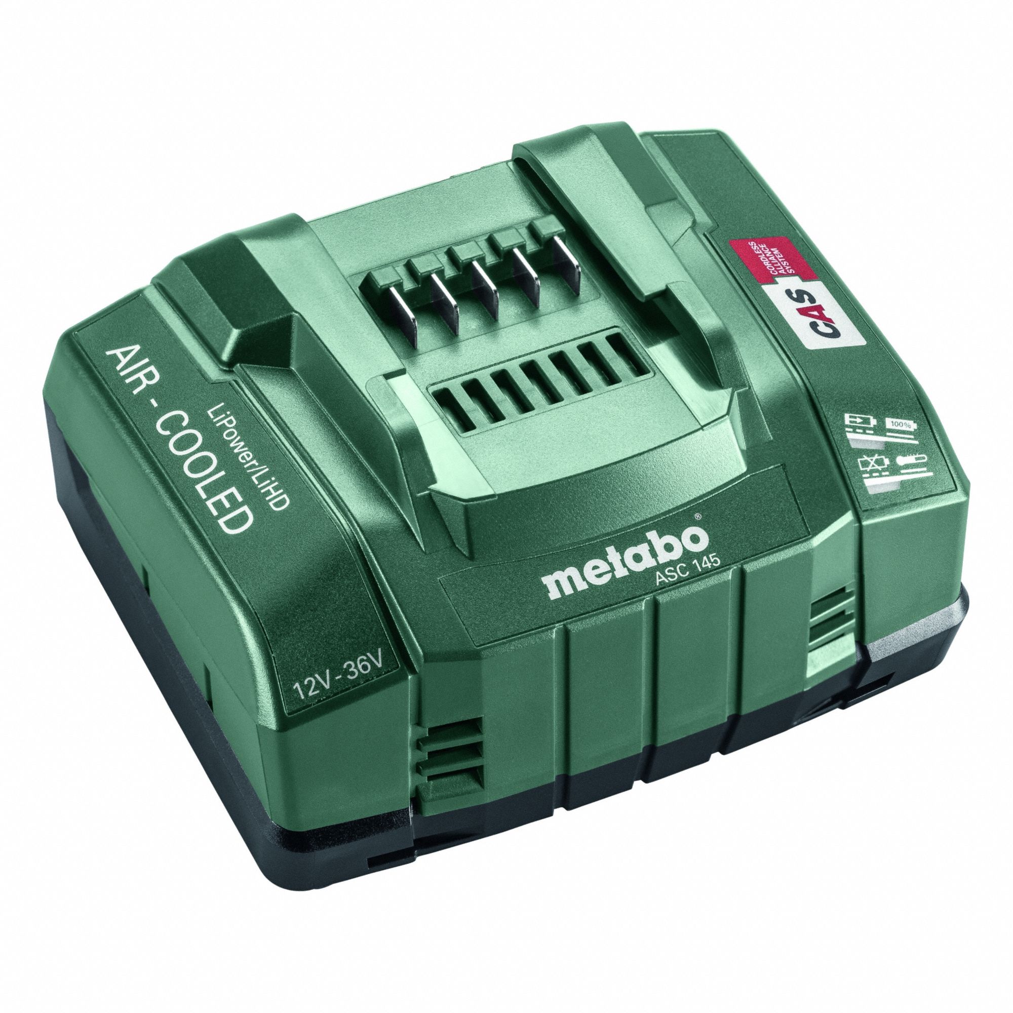 Battery Charger: Single-Port Charging, For 12-36V DC, 8 Ah Charged in 1-Hour, 110-120V AC