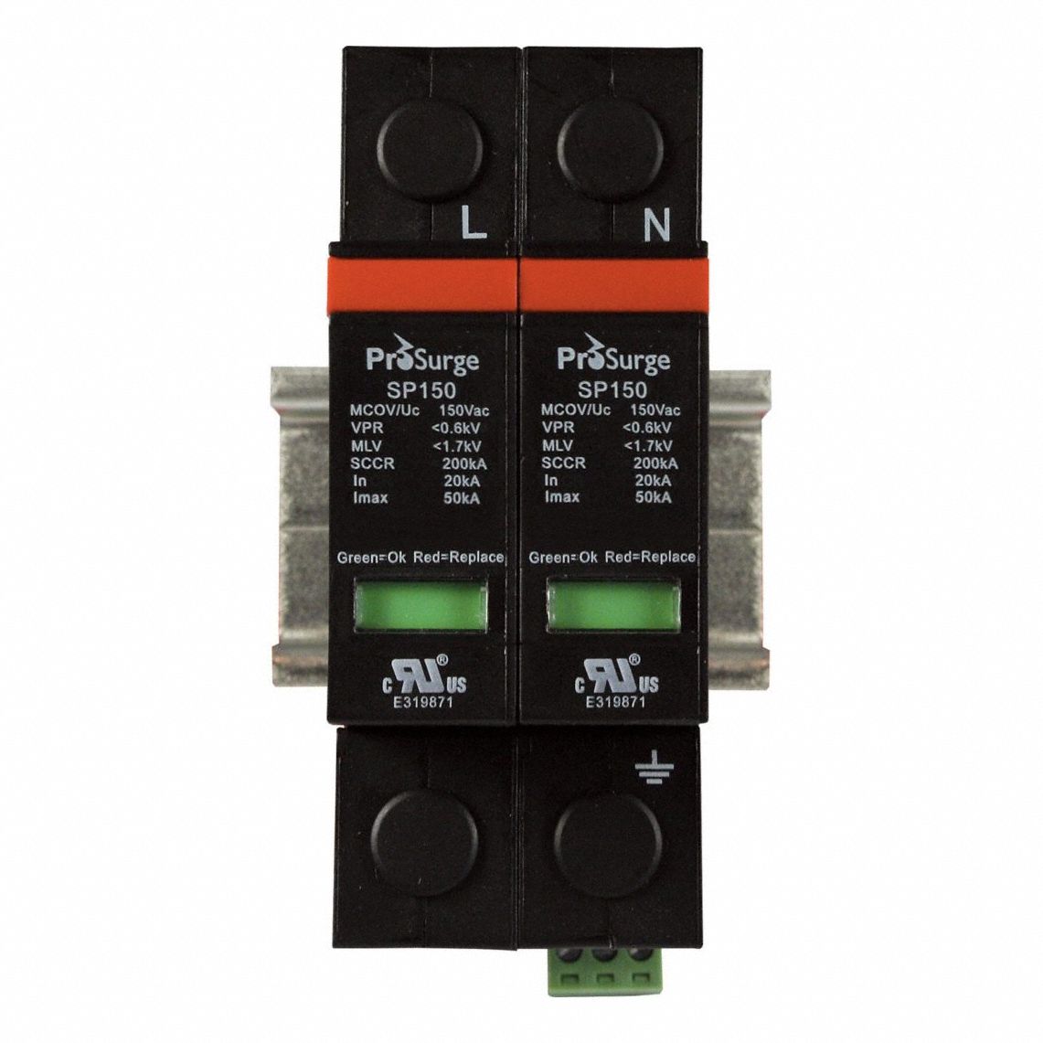 PROTEC, Single Phase, 120V AC - 808CH2|ASISP150-2P - Grainger