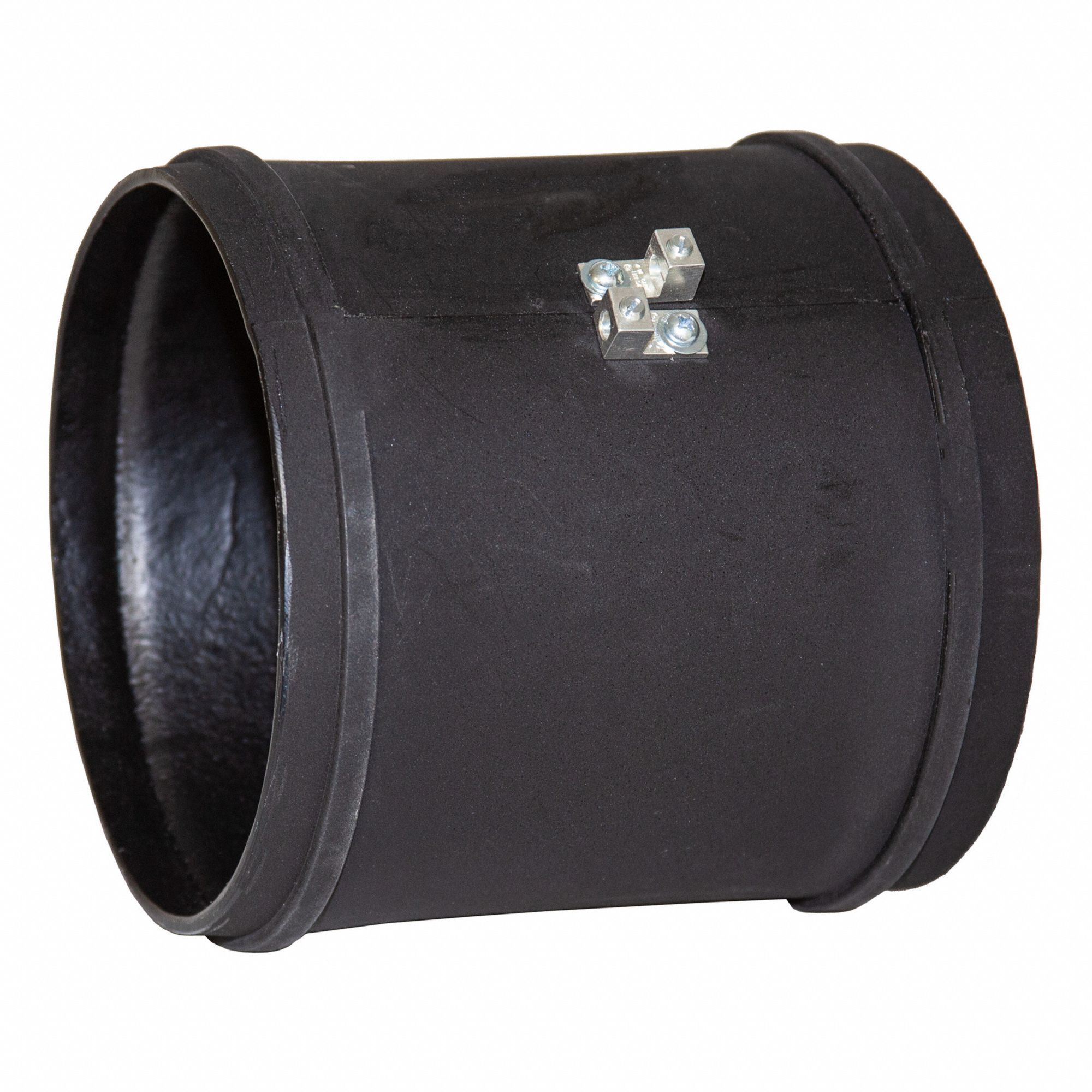 DUCT CONNECTOR, BLACK CONDUCTIVE, 12 IN DIA