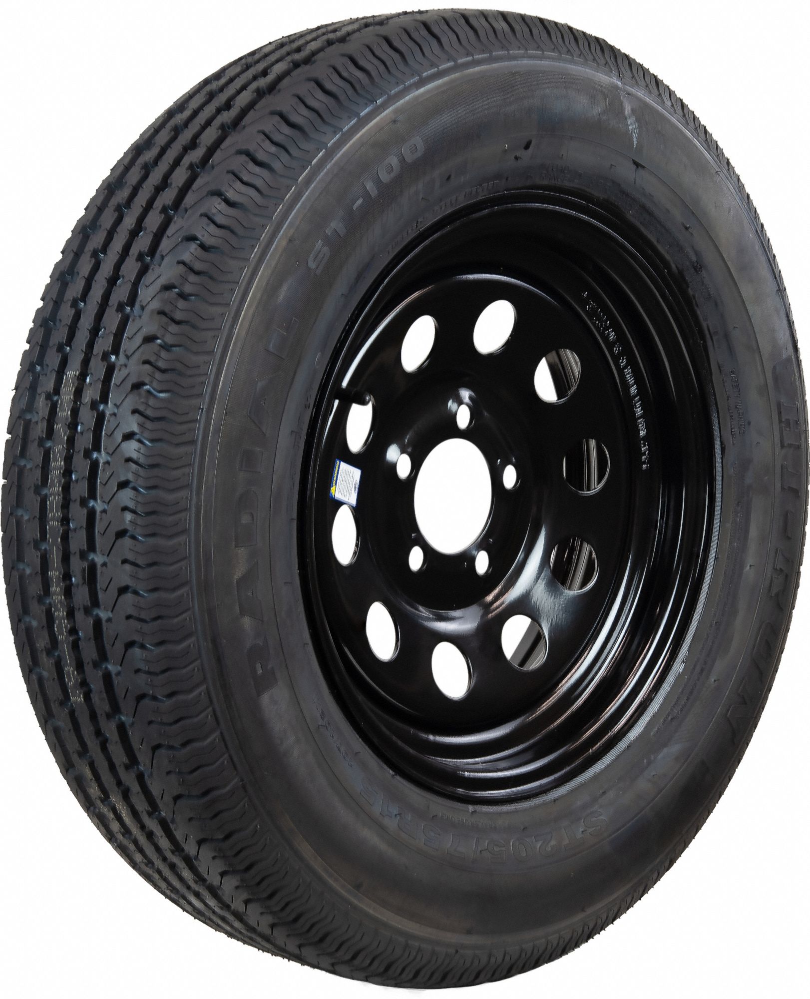 HI-RUN, Street Tire and Wheel Assembly, ST205/75R15 Tire