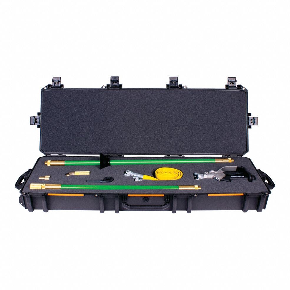 Utility AirSpade 5000 Kit 150 cfm with 4 ft Barrel: 4 ft Barrel Lg, 3/4 in NPT Female