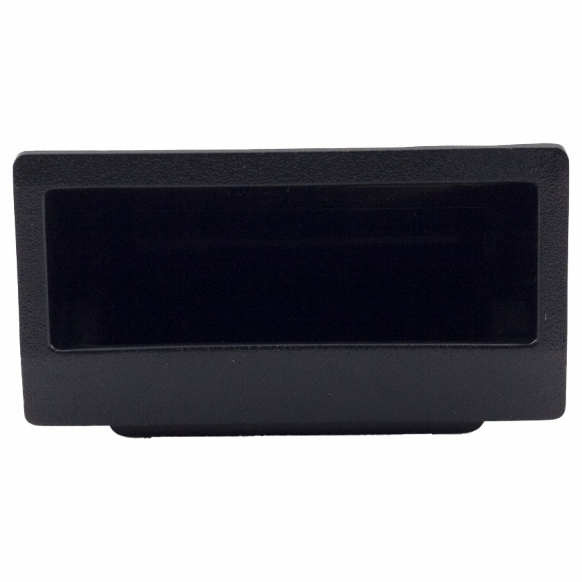 Recessed Pull Handle Black Plastic