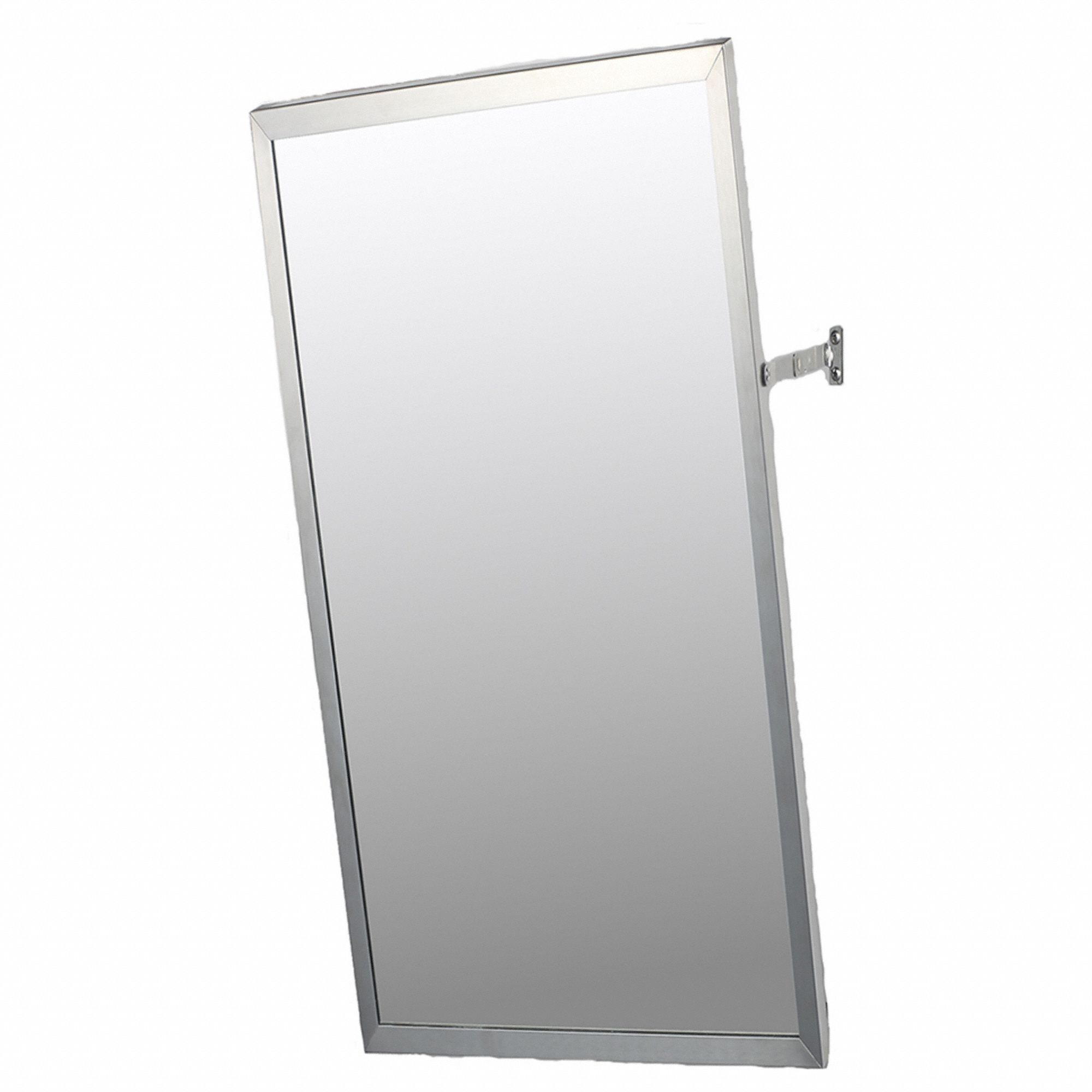 WASHROOM MIRROR: RECTANGULAR, 30 IN X 16 IN X ¾ IN, WALL, GLASS, RUST RESISTANT