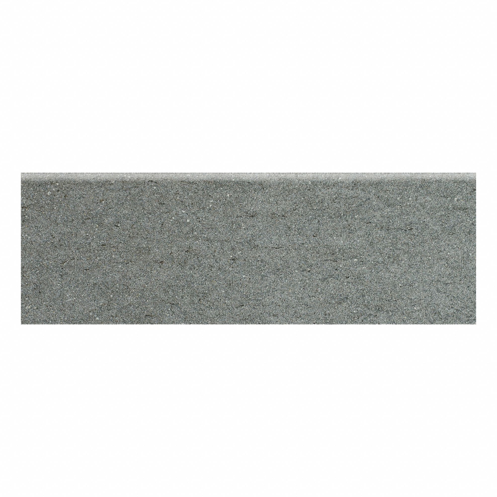 Floor Tiles: 11 7/8 in Lg, 3 7/8 in Wd, Bedrock, Trim, Bullnose, Unpolished, Basalt