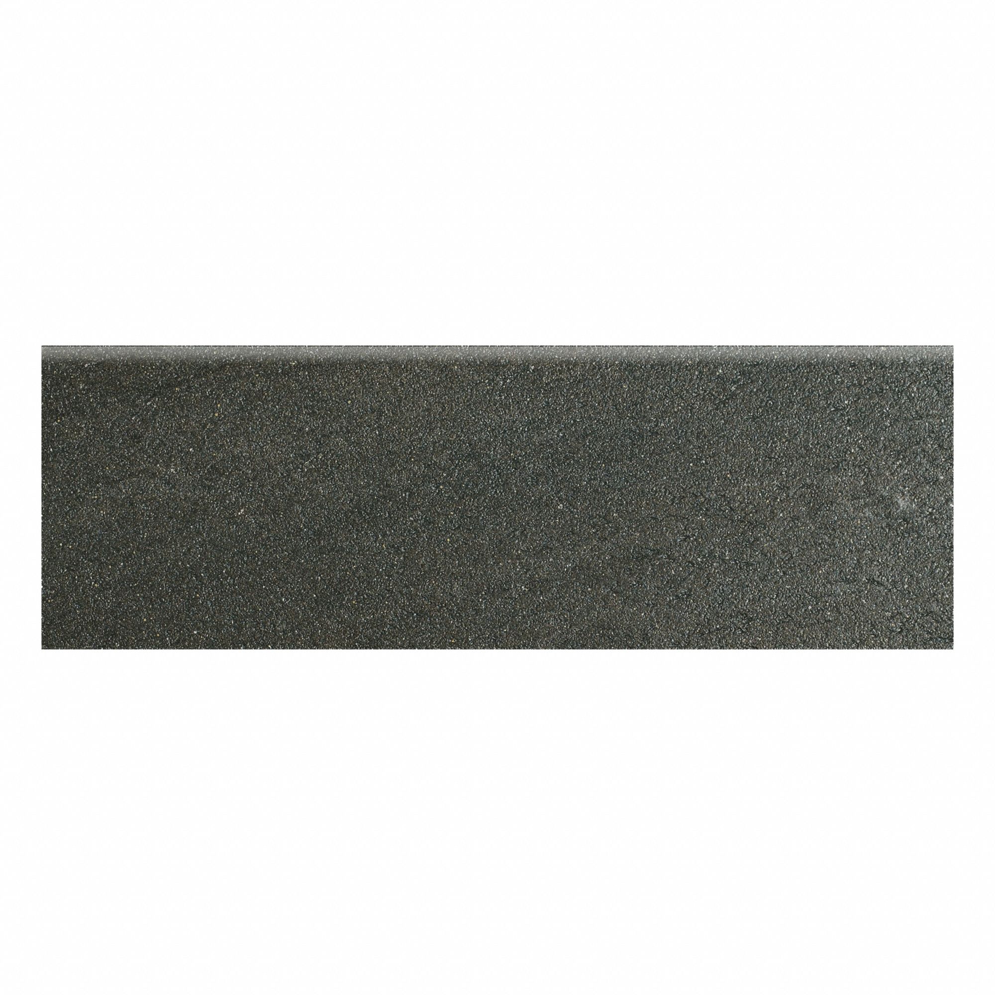 Floor Tiles: 11 7/8 in Lg, 3 7/8 in Wd, Magma, Trim, Bullnose, Unpolished, Basalt