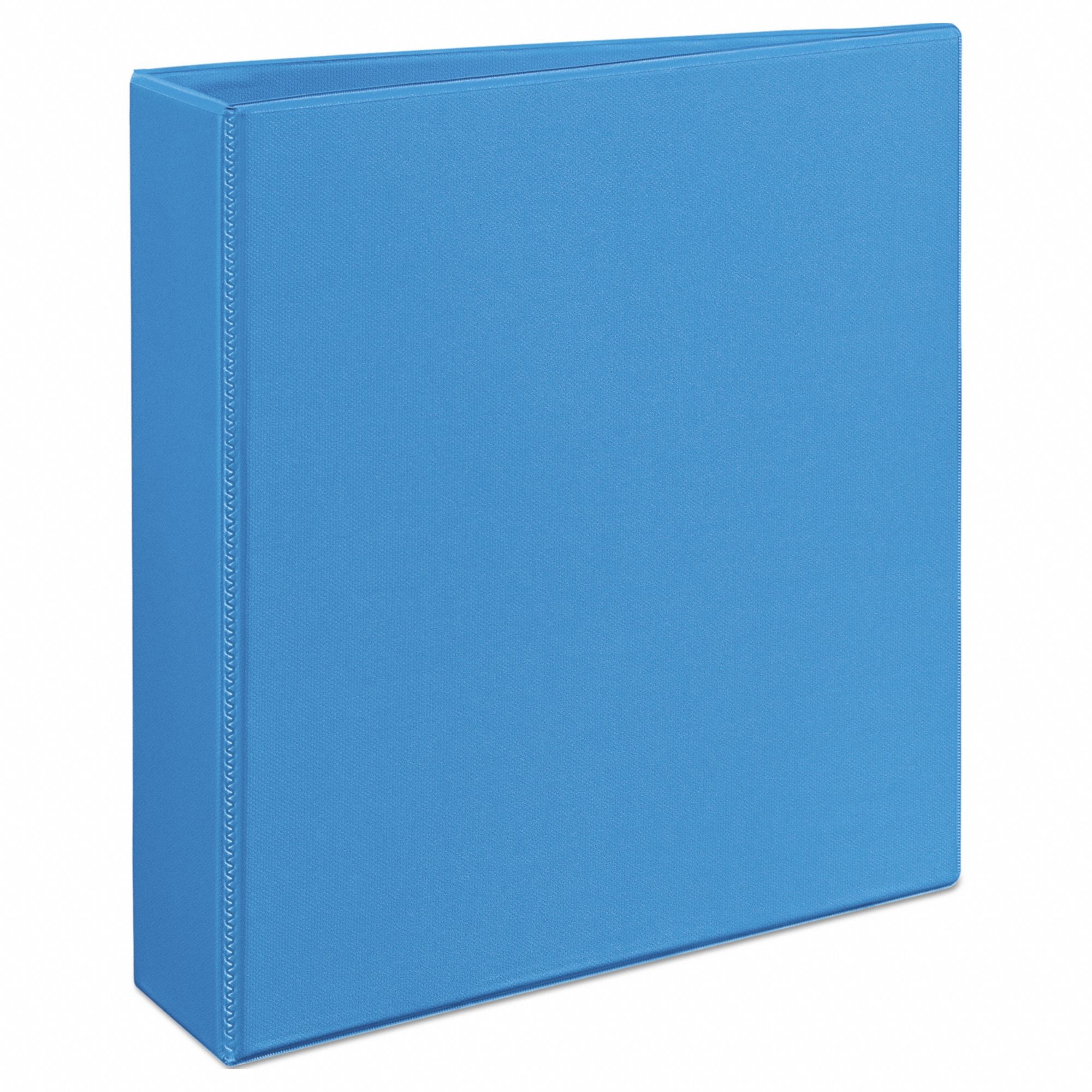 Ring Binder: 2 in Ring Size, Slant D-Ring, 500 Sheet Capacity, Clear Sleeve, Polypropylene