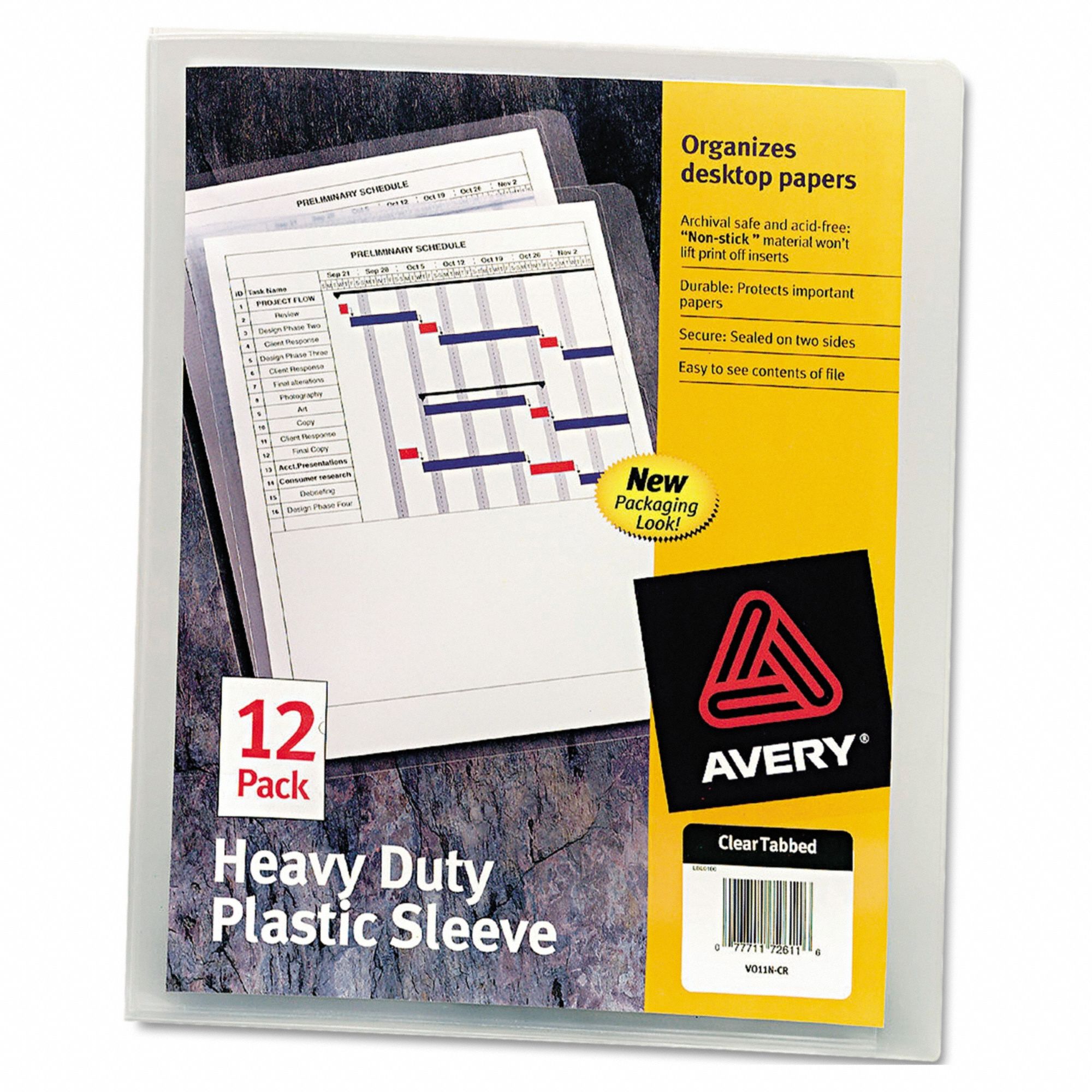 Plastic Sleeves, Clear,