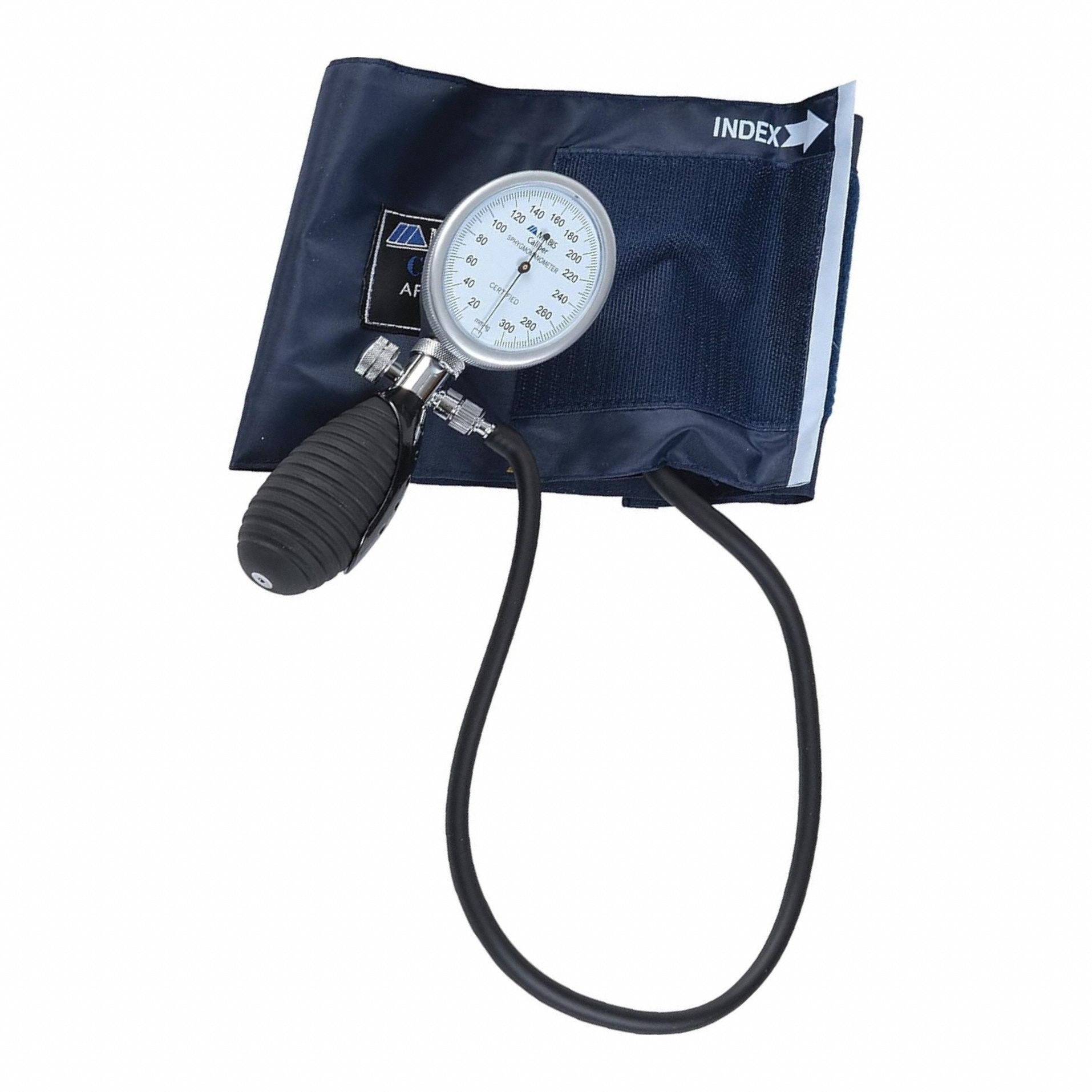 Blood Pressure Unit: Blood Pressure Unit, Arm, Adult, Nylon, Adult Cuff Named Size, Blue
