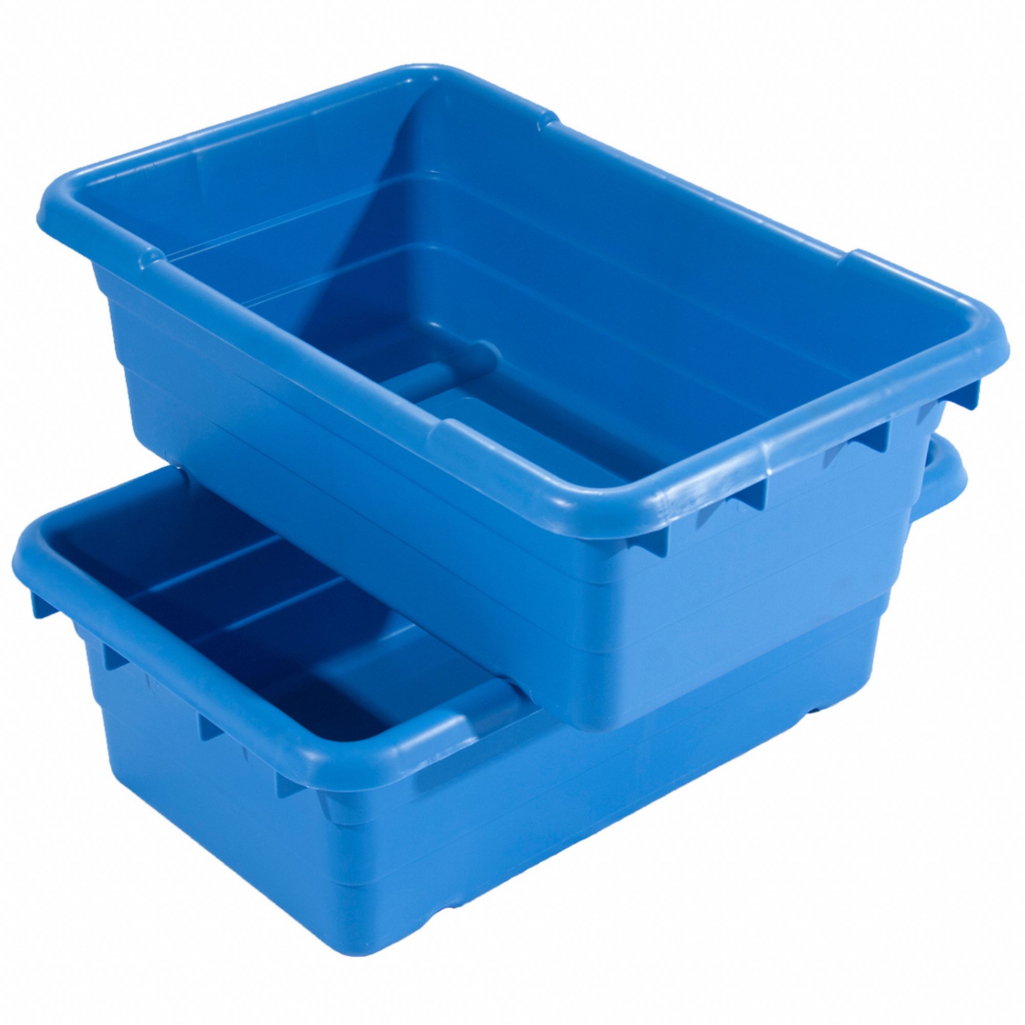 STACK/NEST CONTAINER,BLUE,25 IN L