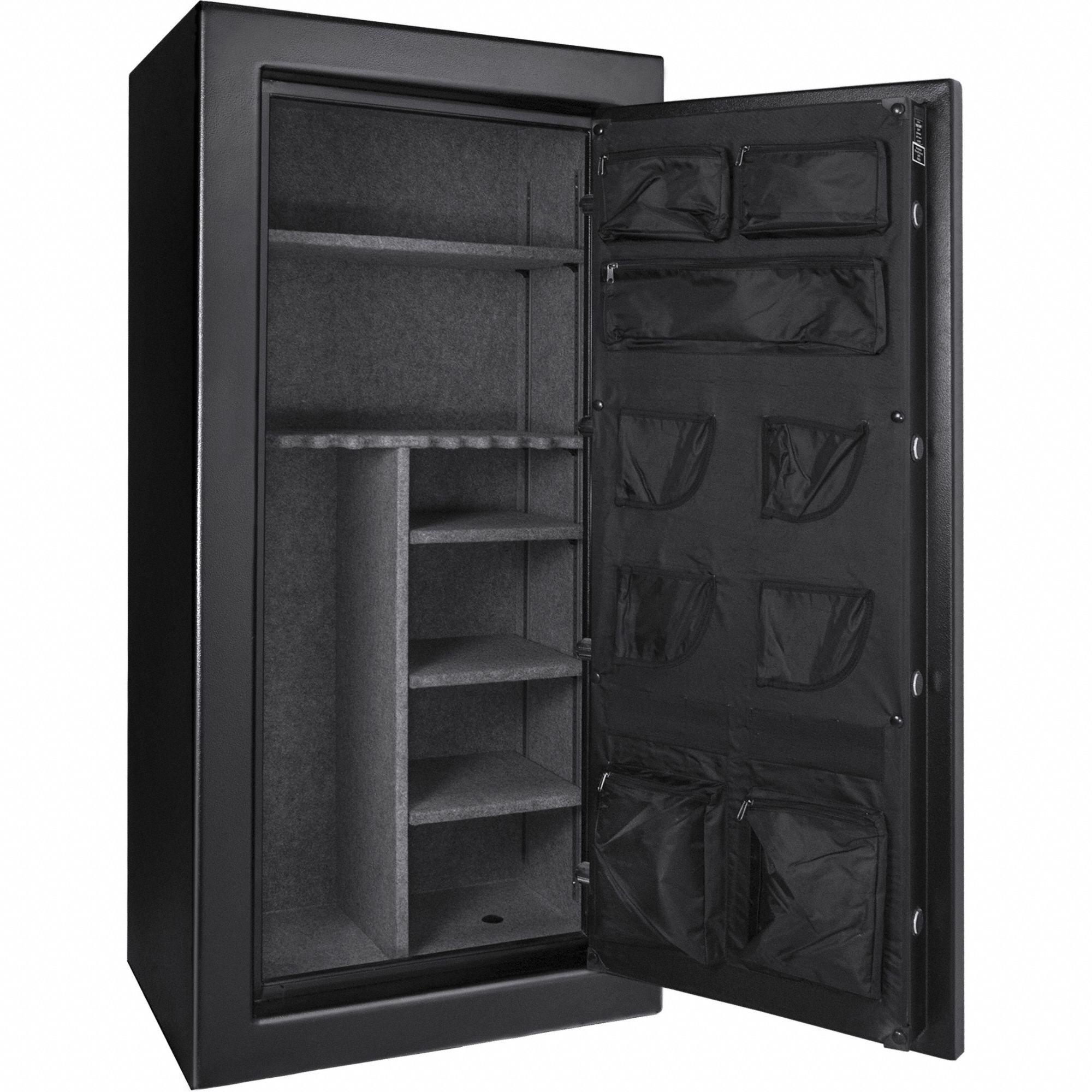 Gun Safe: (30) Rifles, Digital Combo Lock, Steel, Fire Rated