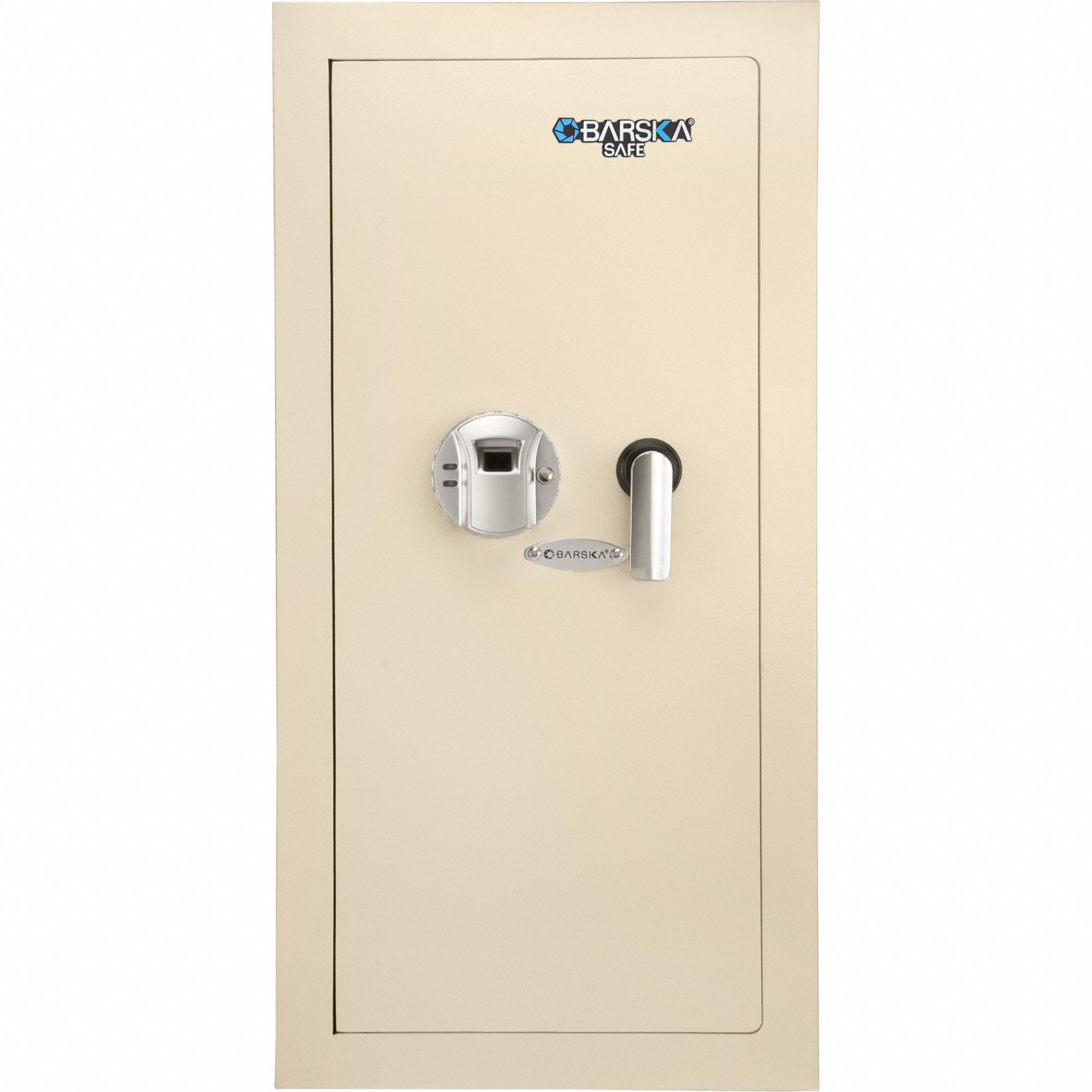 Safe: Biometric Lock, 0.82 cu ft Capacity, Steel, 31 1/2 in H x 15 1/2 in W x 4 in D