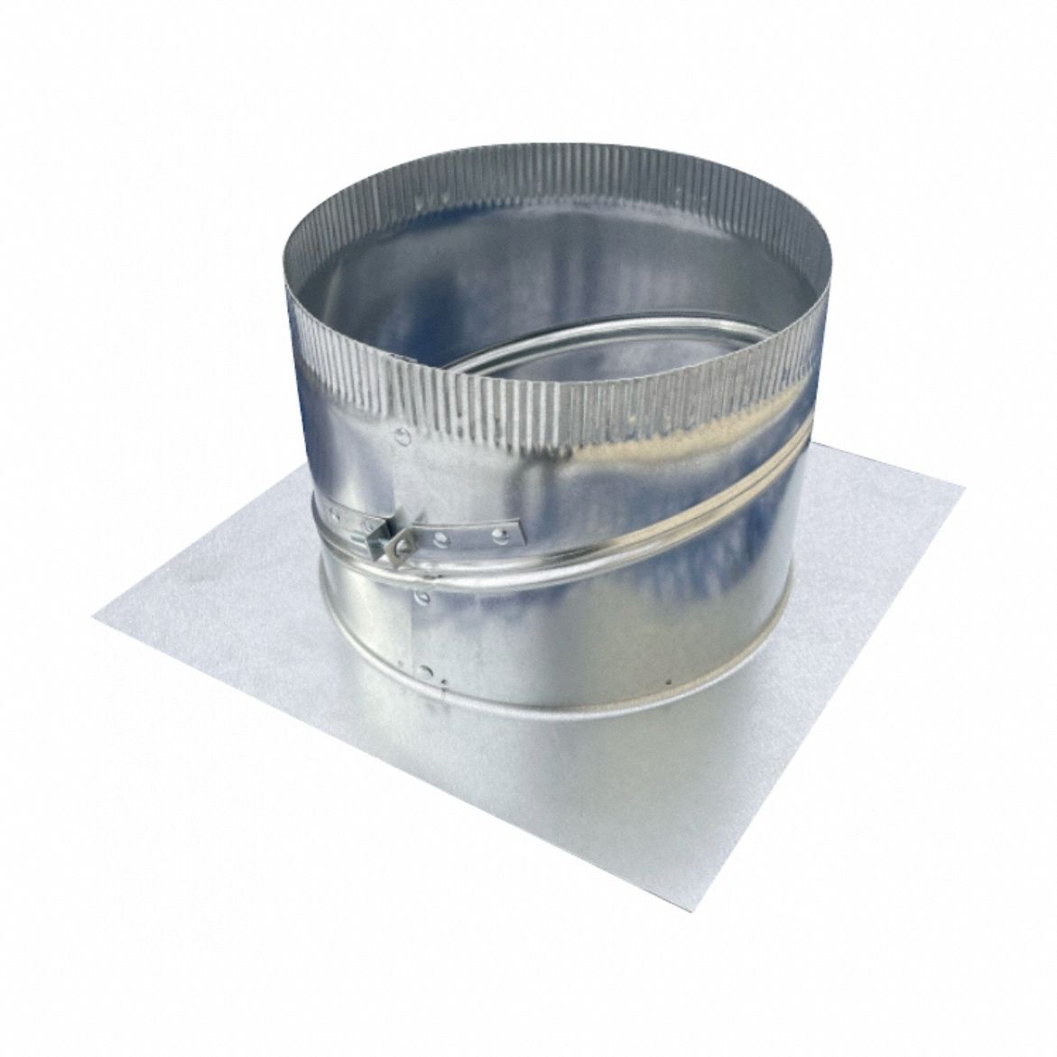 Attic & Roof Ventilator Base: 12 in Throat Dia, 0:12 to 7:12 Pitch, Mfr Part # AB12G