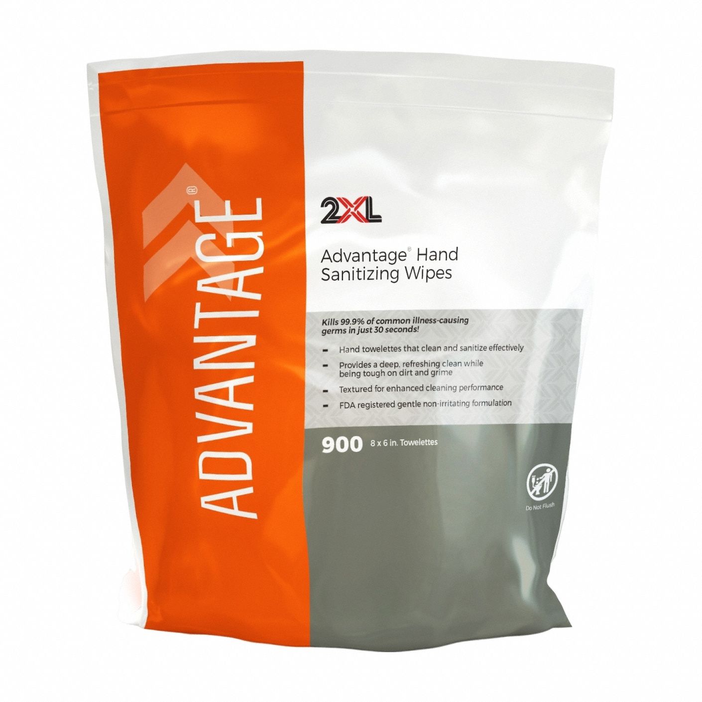 2XL, Box, 900 Wipes per Container, Hand Sanitizing Wipes - 908YZ8|2XL36 ...