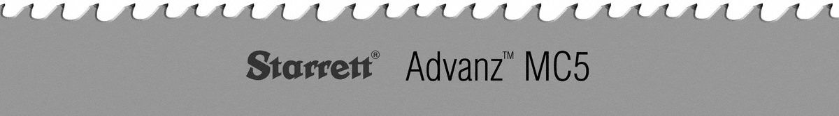 Band Saw Blade: Carbide, Advanz(TM), 13 ft 6 in, Variable Cutting Edge, 1 1/2 in Blade Wd