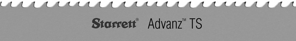 Band Saw Blade: Carbide, Advanz(TM) TS, 11 ft 6 in, Variable Cutting Edge, 1 in Blade Wd