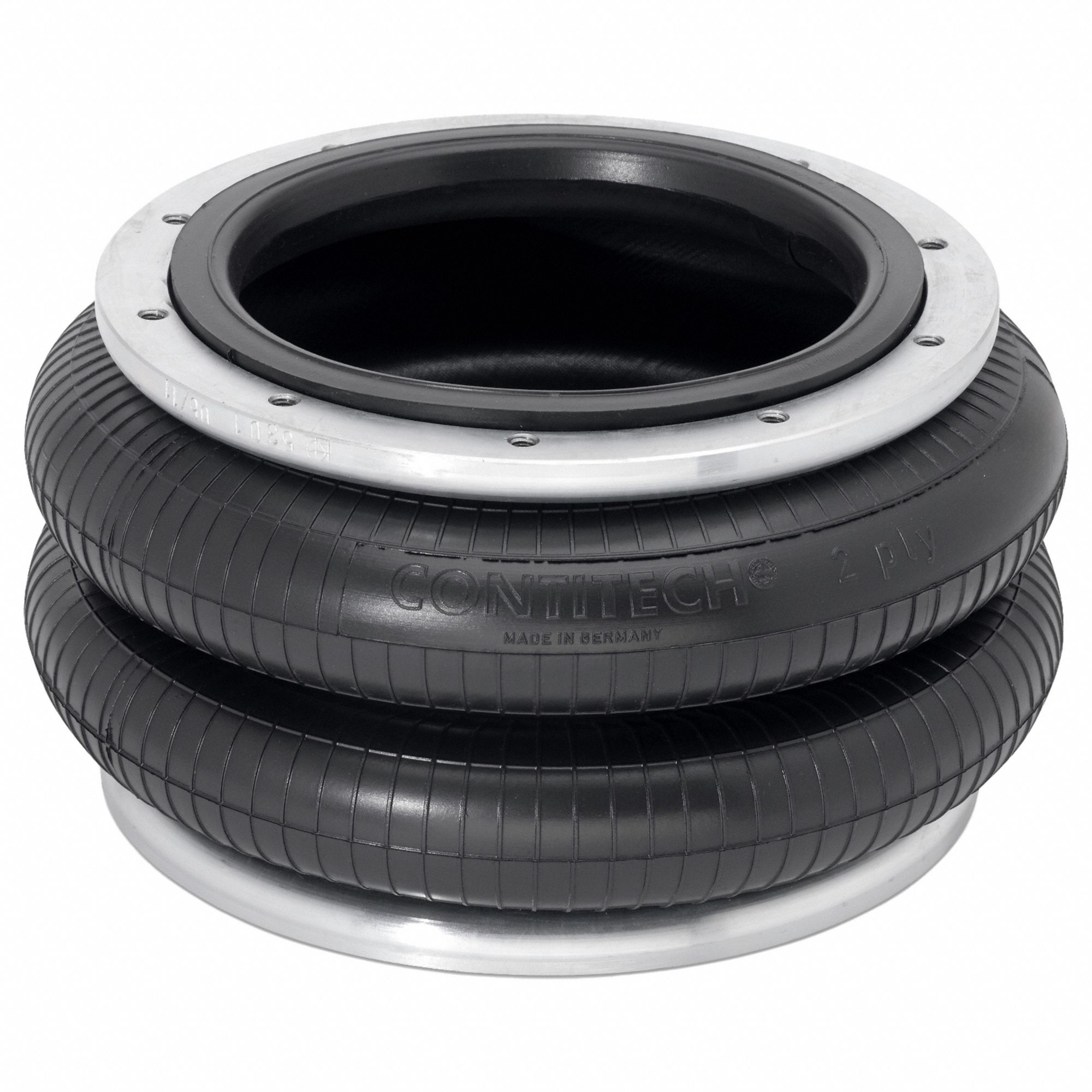 Double Convolution Air Actuator: Natural Rubber, 90 mm Compressed Ht, 330 mm Extended Ht