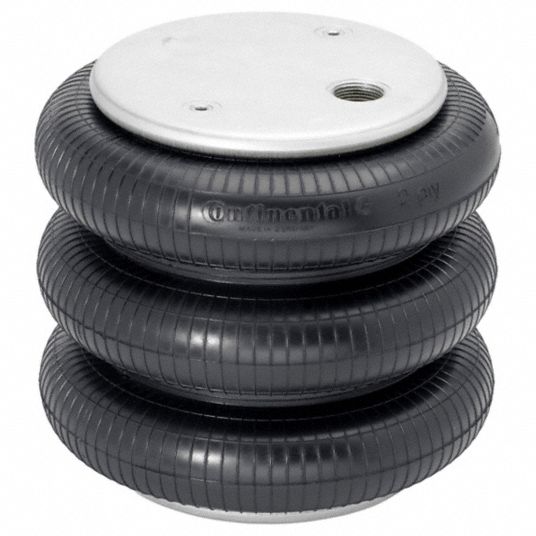 Natural Rubber, 6 in Compressed Ht, Triple Convolution Air Actuator ...