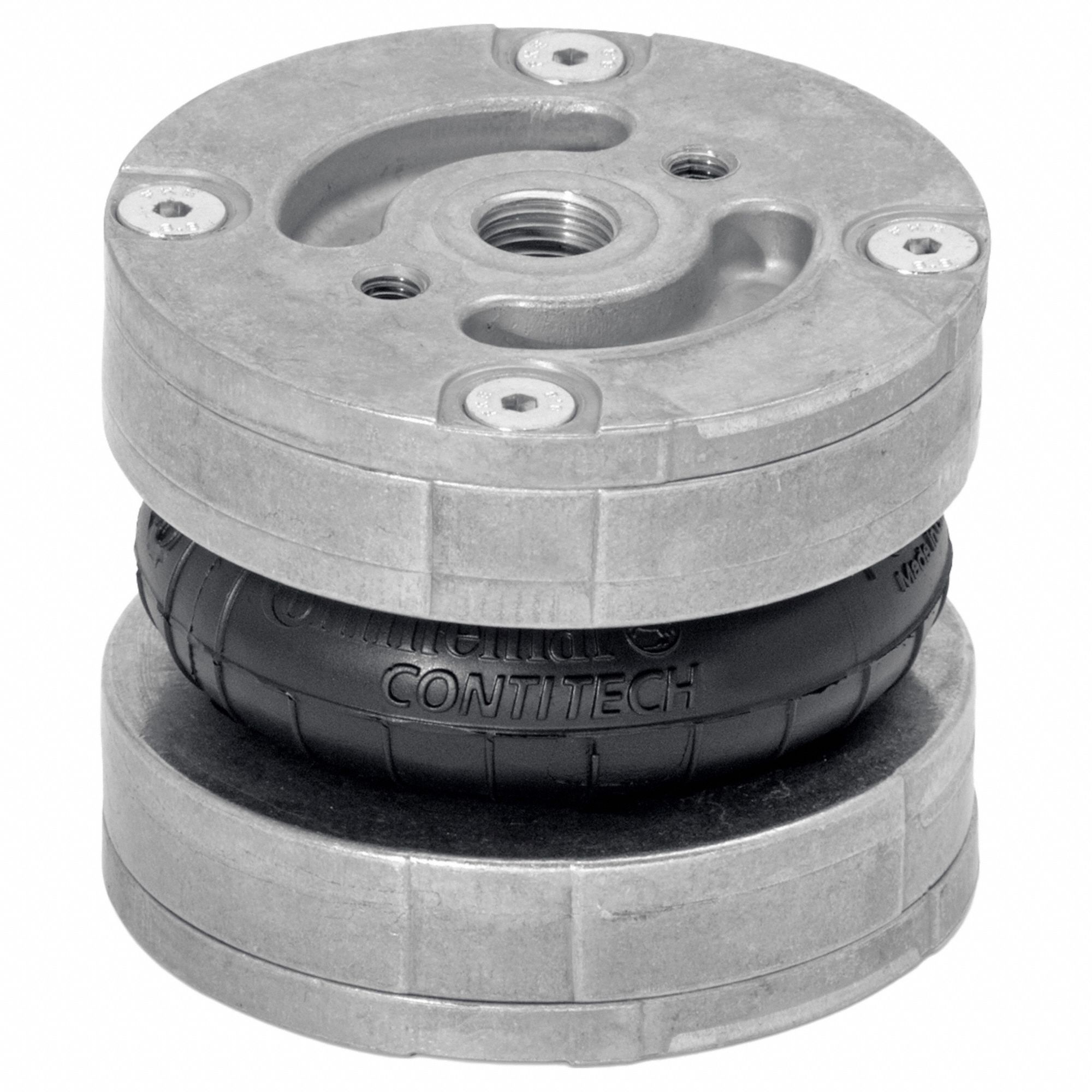 Single Convolution Air Actuator: Chloroprene, 60 mm Compressed Ht, 80 mm Extended Ht, -22°F to 194°F