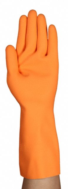 Chemical-Resistant Gloves: 87-208, ANSELL AlphaTec, 10 Glove Size, Gen Purpose, 13 in Glove Lg, 1 PR