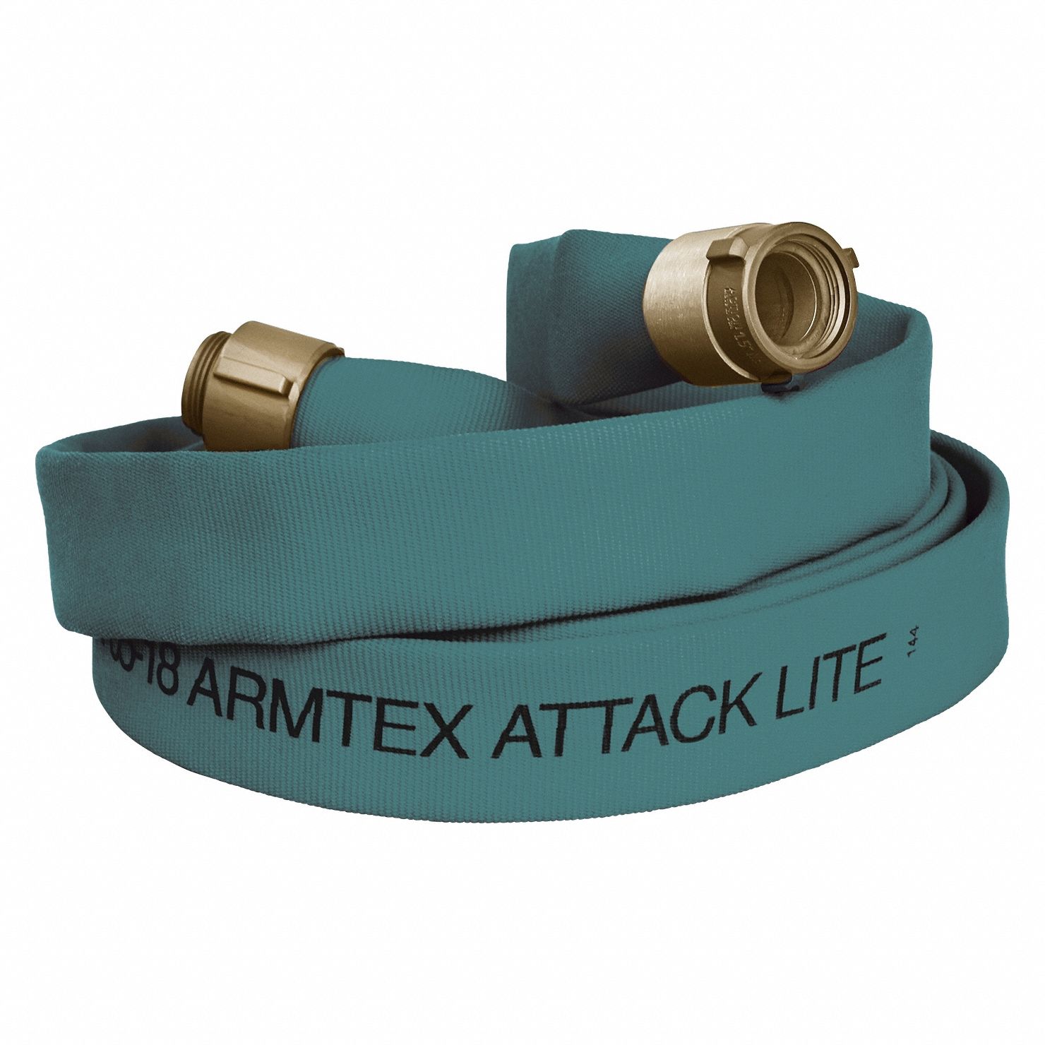 Fire Hose, 50 ft, Green, Polyester