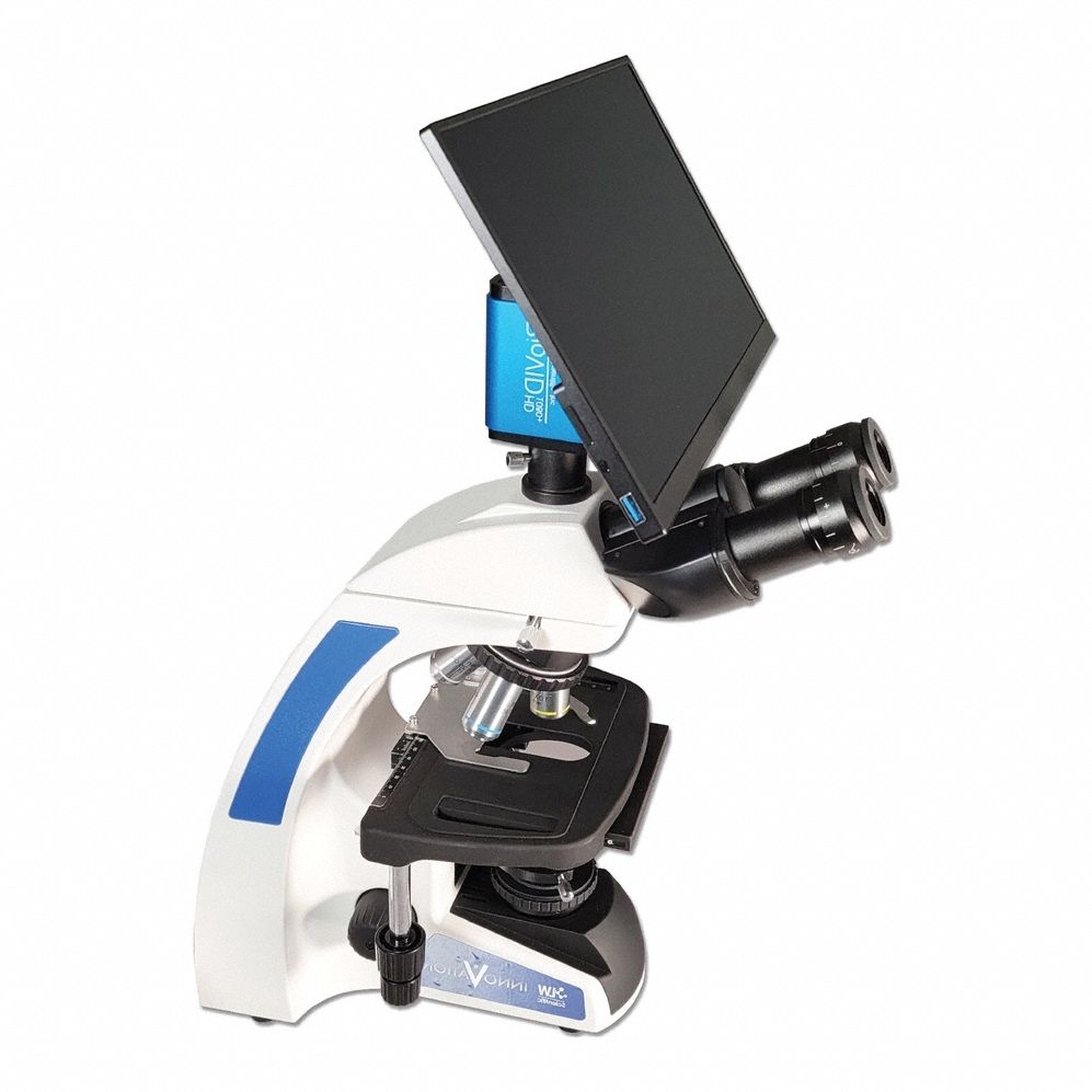 Microscope: Compound, Trinocular, 40X to 1000X, 22 mm Optical Field of View, Compound