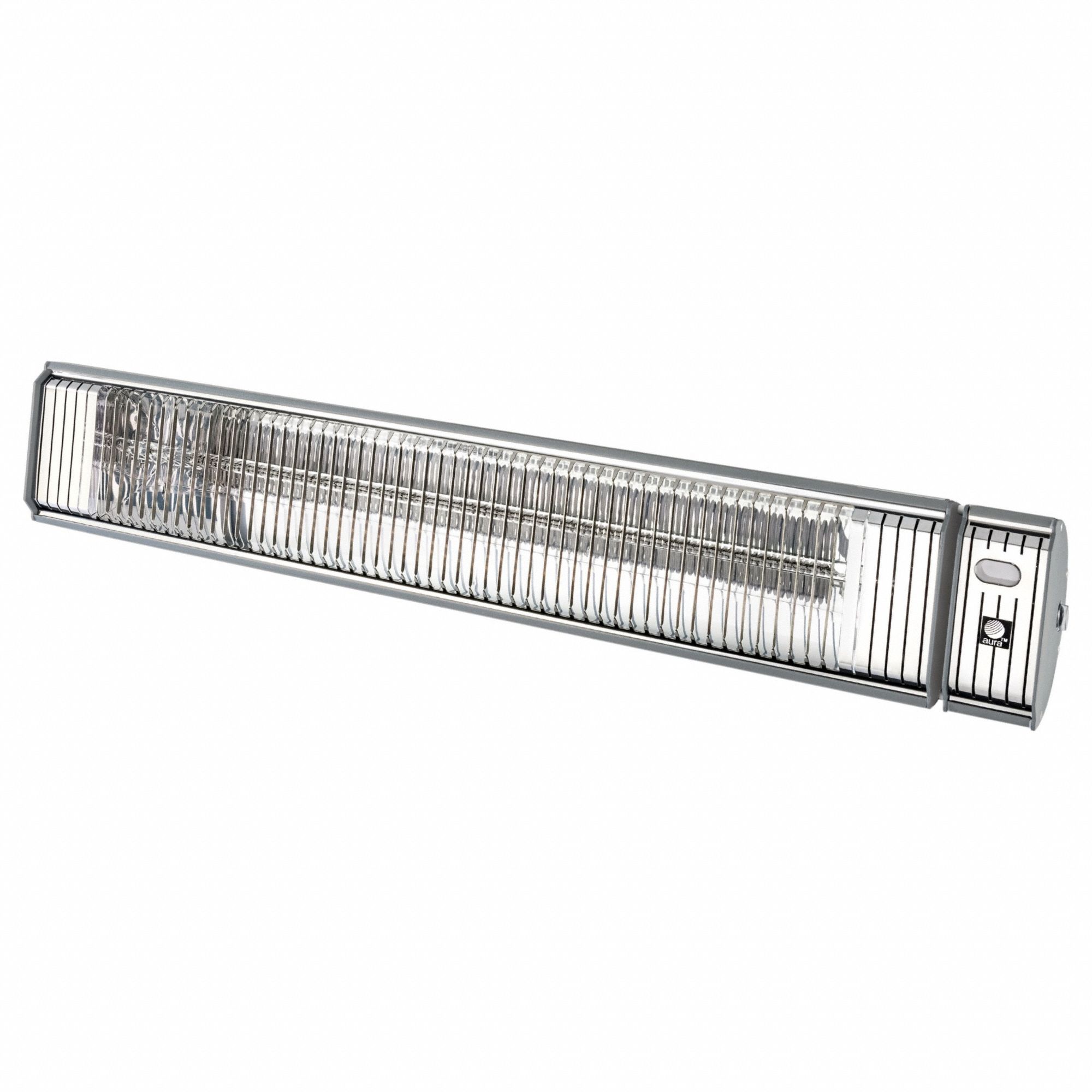 Electric Infrared Heater: 2, 250 W Watt Output, 240V AC, 1 Phase, Hardwired, 45° Beam Pattern