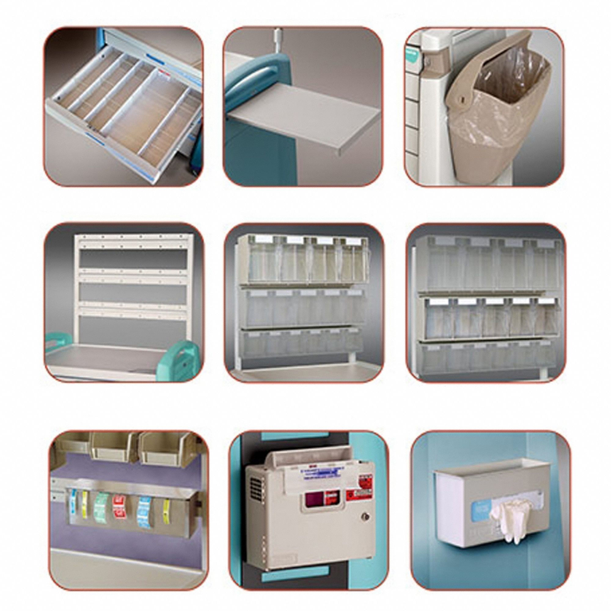 CAPSA HEALTHCARE, Anesthesia Cart Accessories 816XA1AMANACCPK3