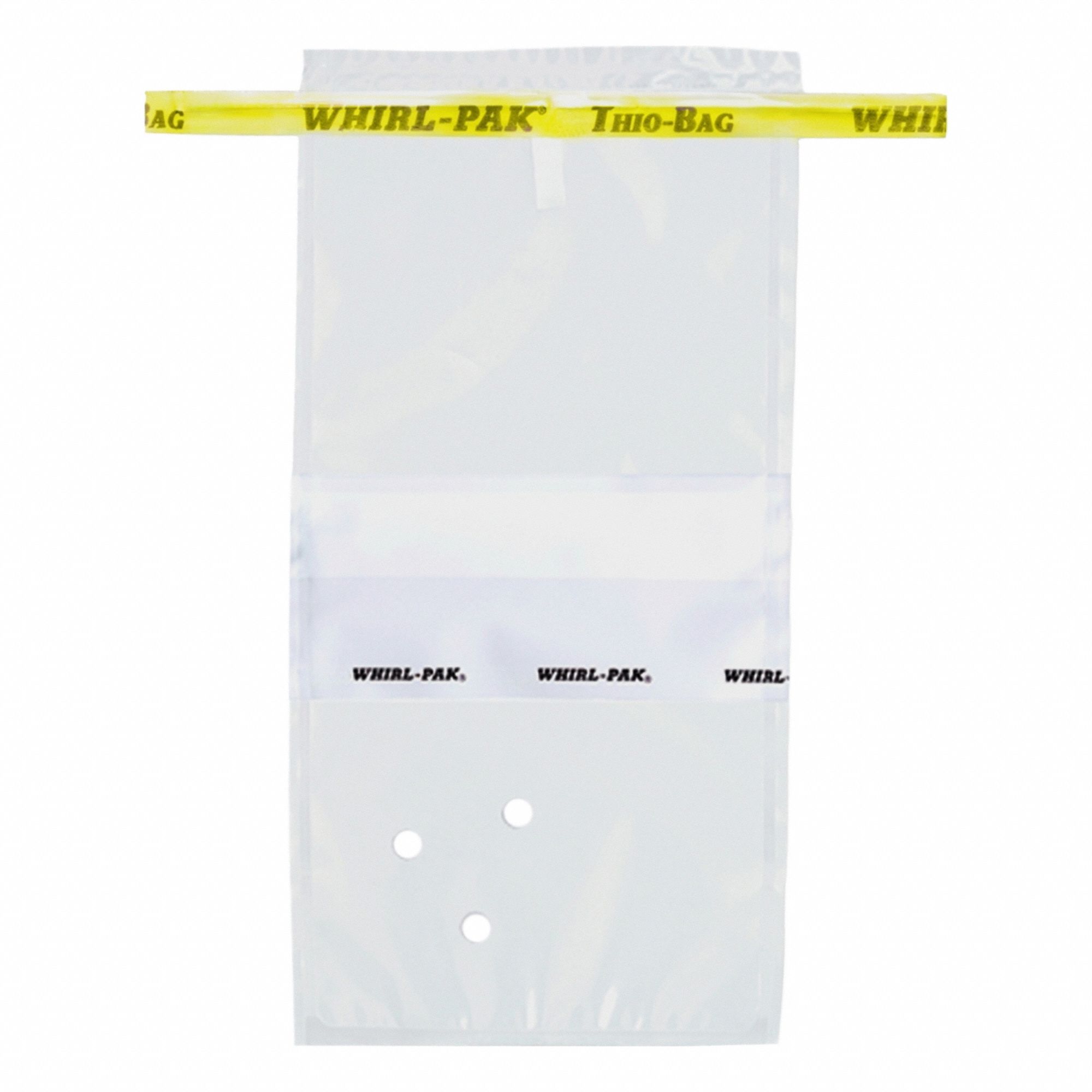 Whirl-Pak Thio Bag 10.1 oz: Write-On, Sterile, 10 fl oz Capacity - oz, 9 in Overall Lg