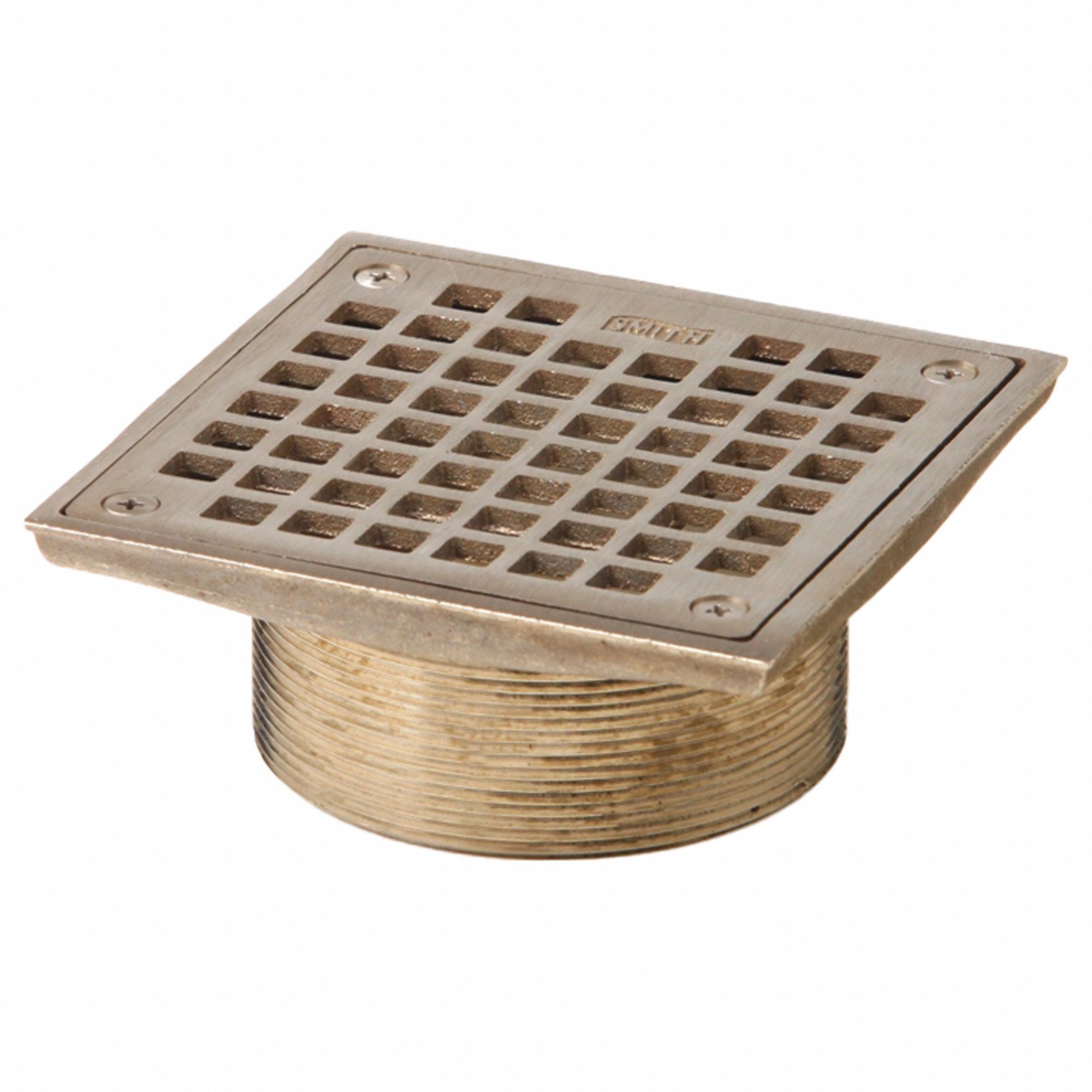 JAY R. SMITH MFG. CO B06NB Floor Drain Strainer Square 6In 11U234
