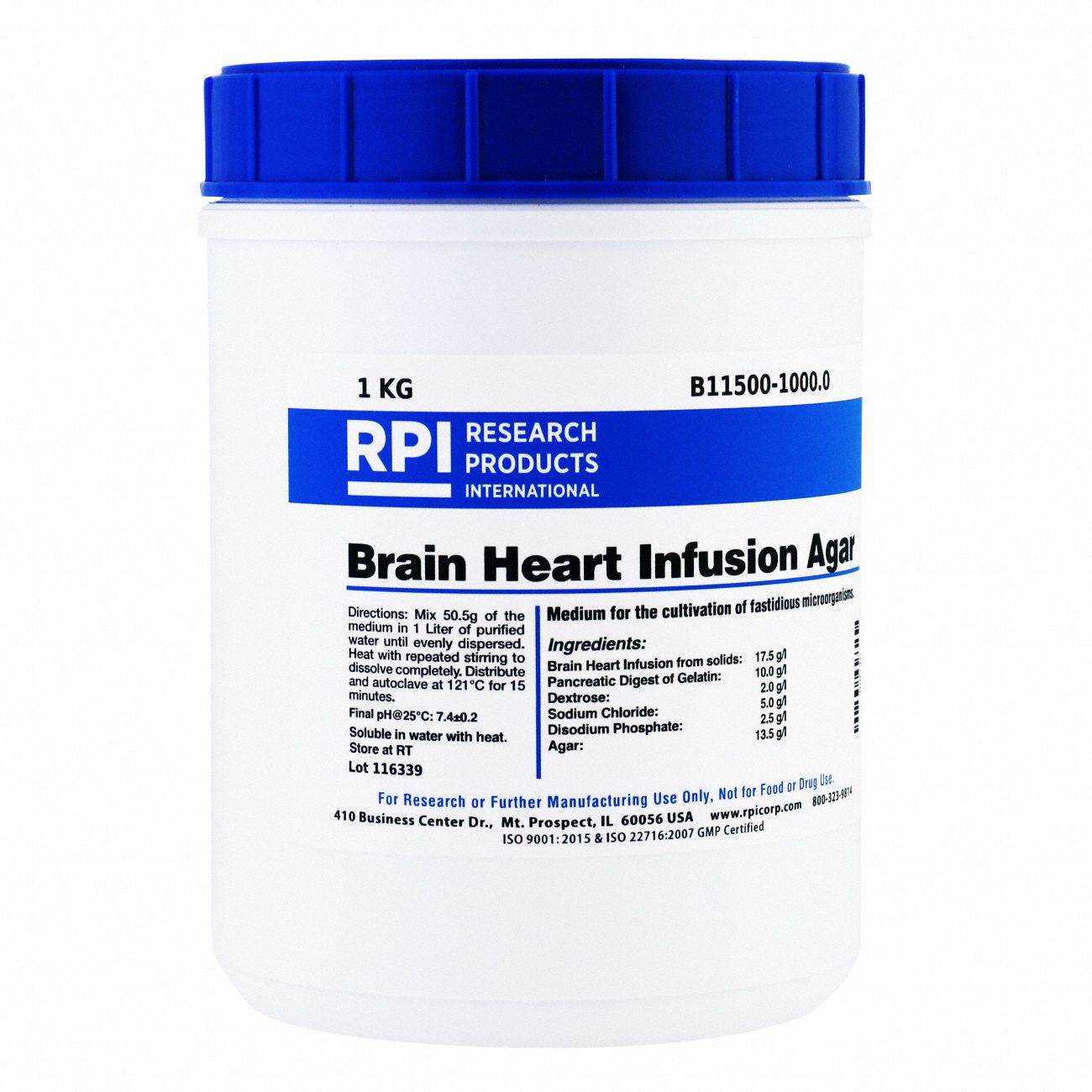 Brain Heart Infusion Agar, 1kg