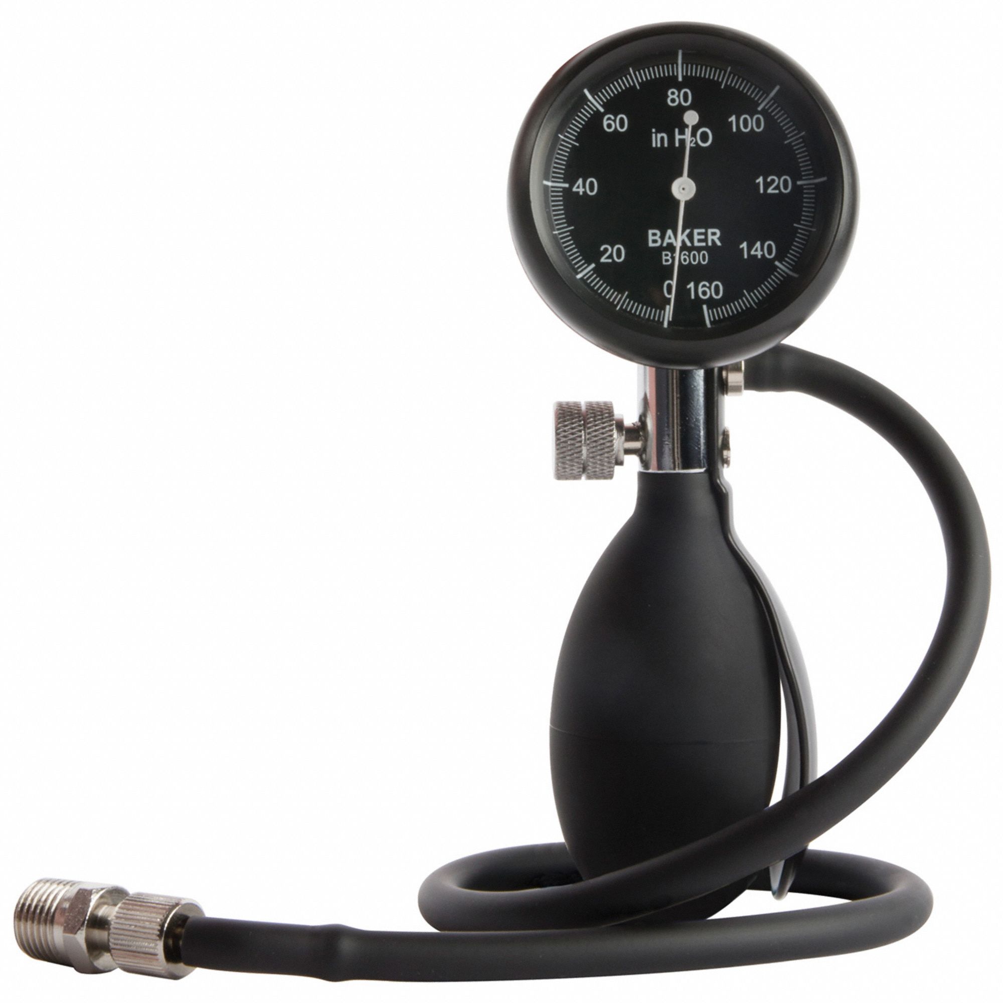 Pressure Calibrator: Internal Hand Pump, 0 to 160 in H20, Pressure