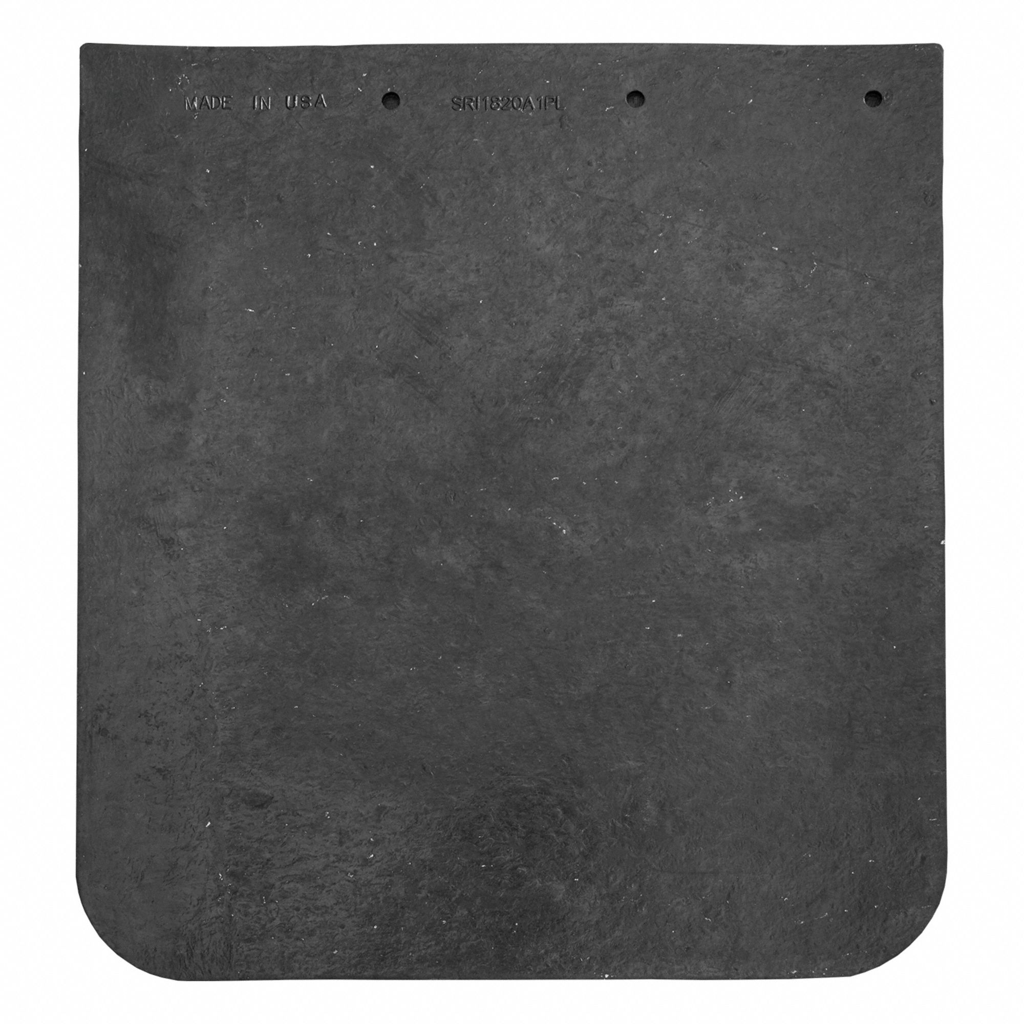 Mudflap, HD, Black, Rubber, 18x20", PK2: 2 PK
