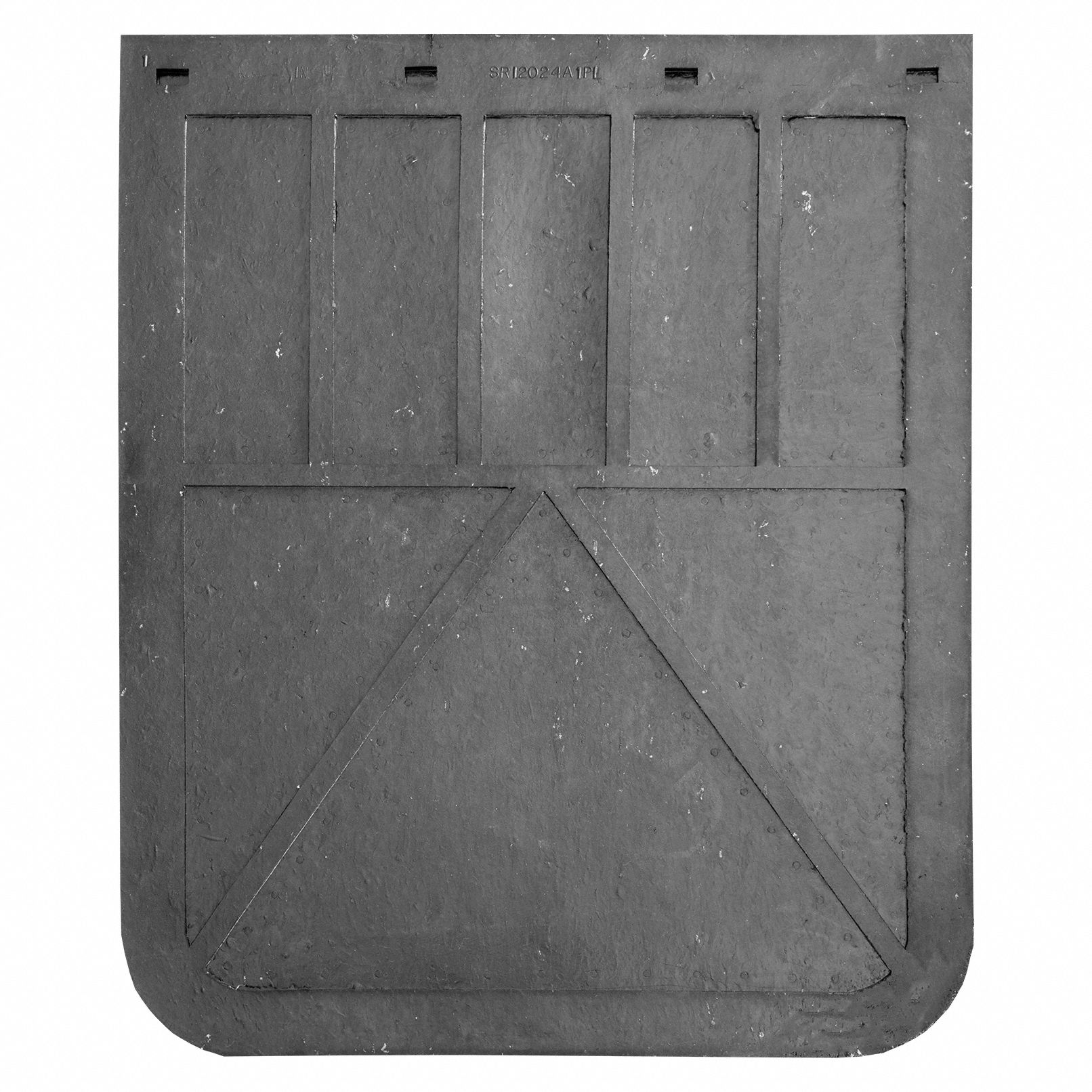 Mudflap, HD, Black, Rubber, 20x24", PK2: 2 PK