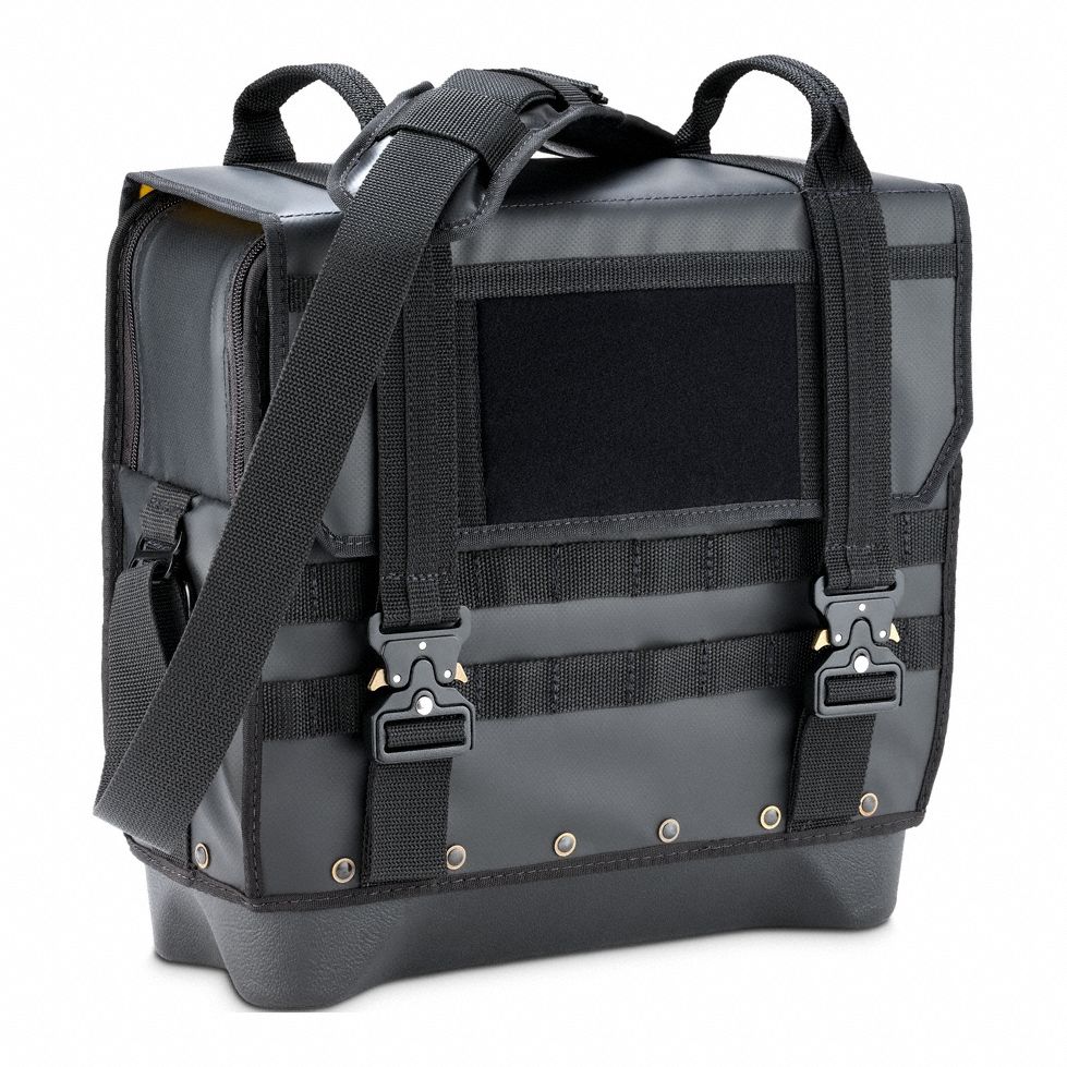 Tool Shoulder Bag, Black/Yellow